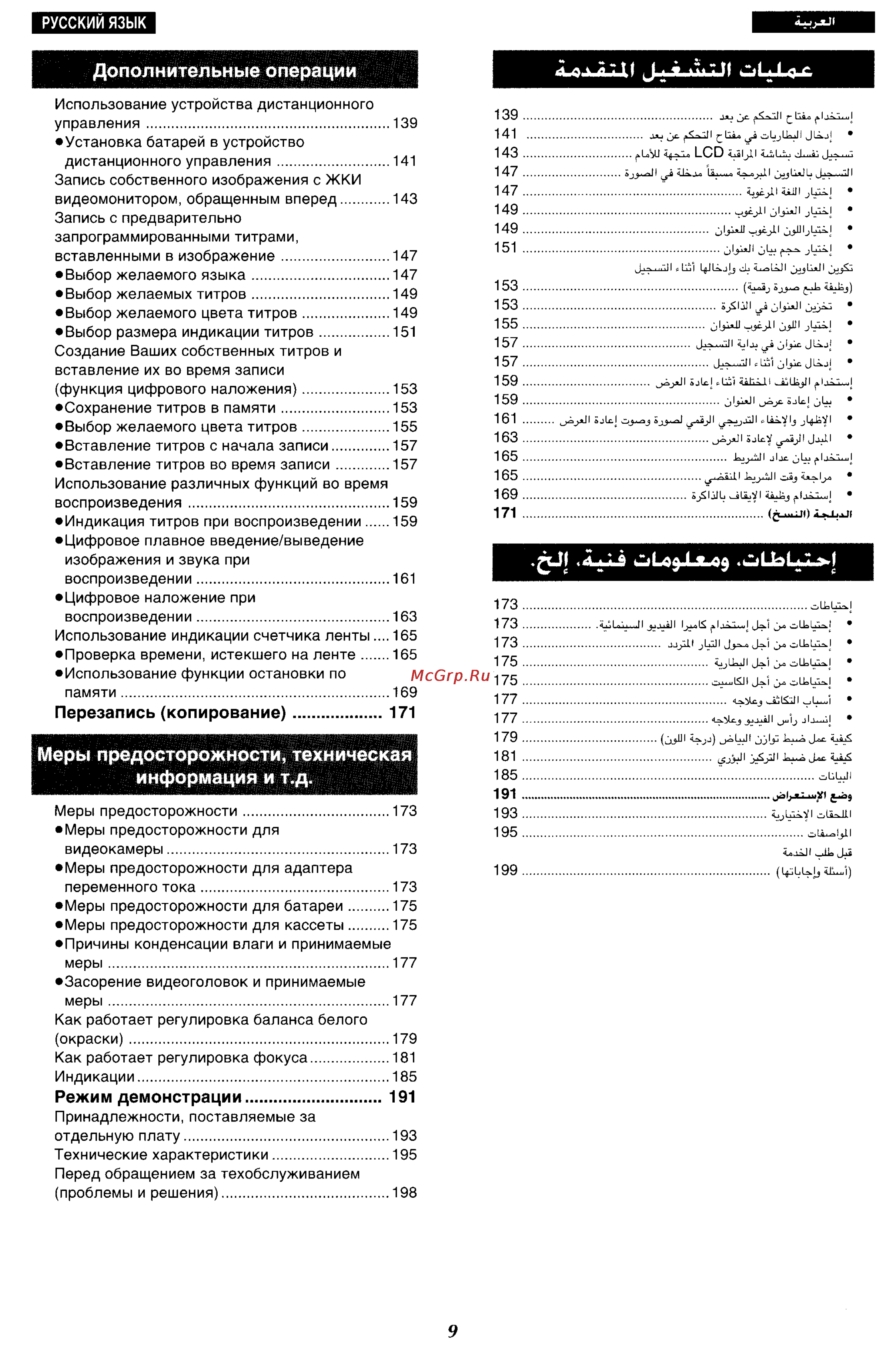 Panasonic NV-VX87EN [5/183] Дополнительные операции