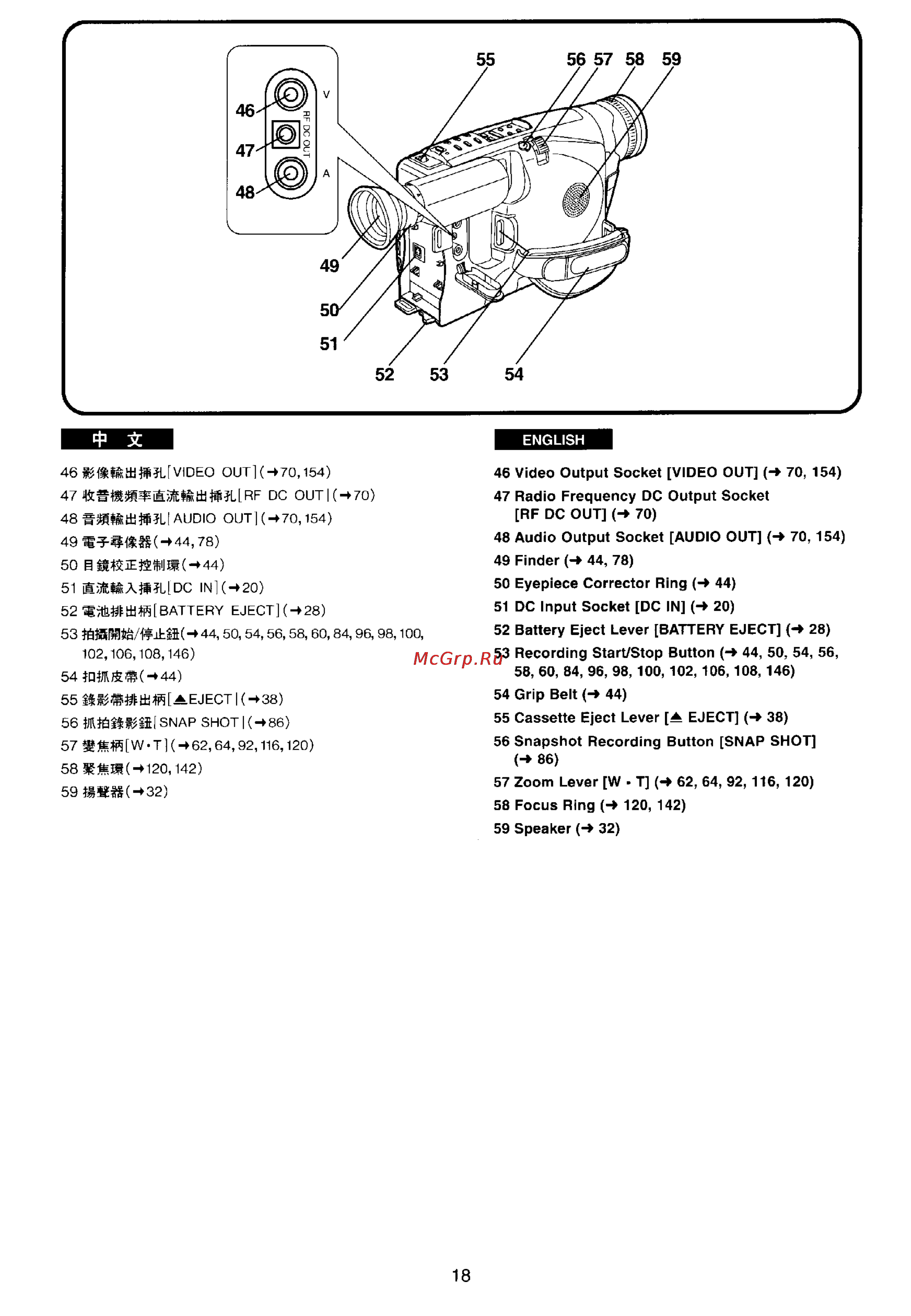 Panasonic NV-VX77EN [14/169] 106 108 146