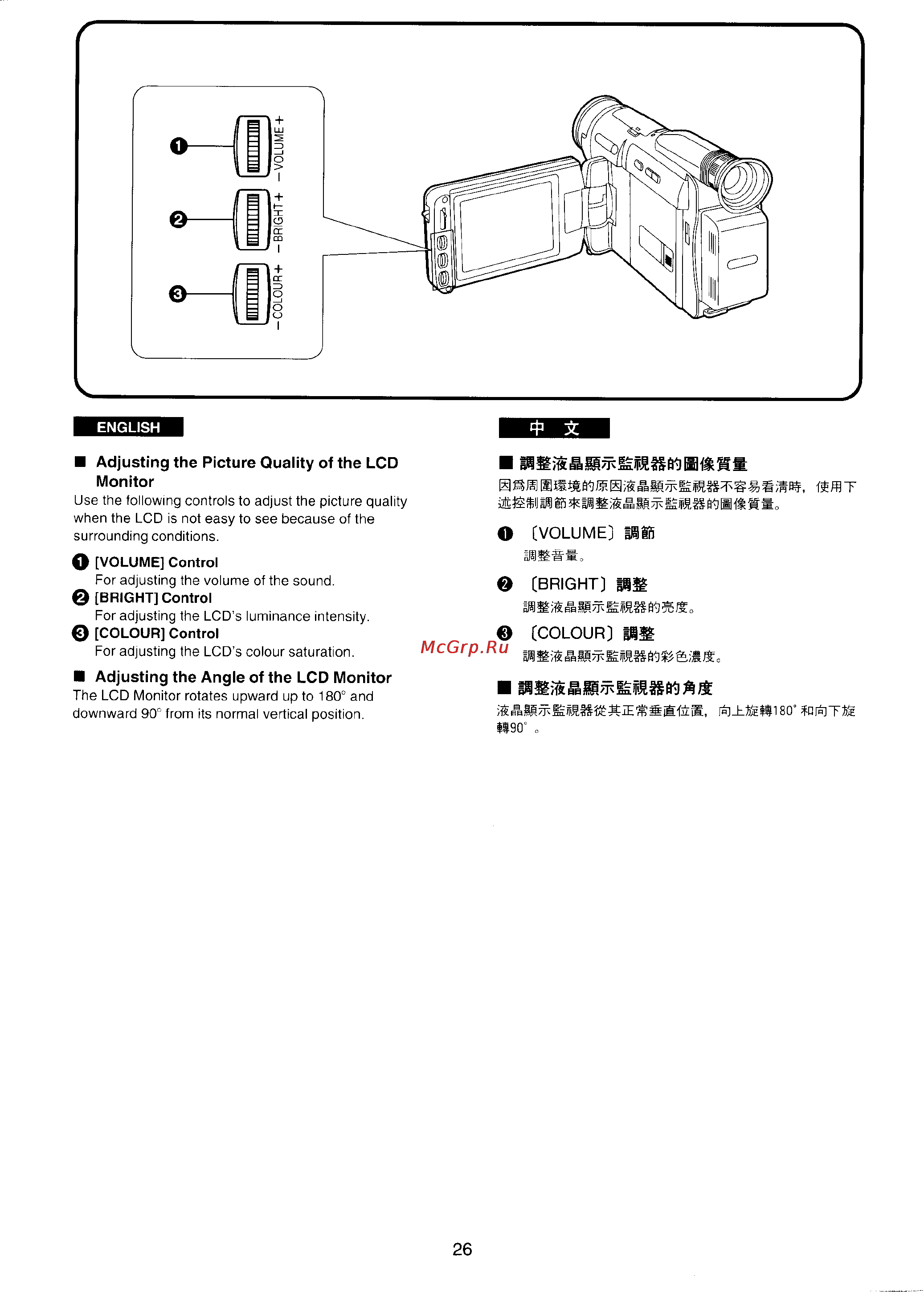 Panasonic NV-VX1EN [19/132] Monitor