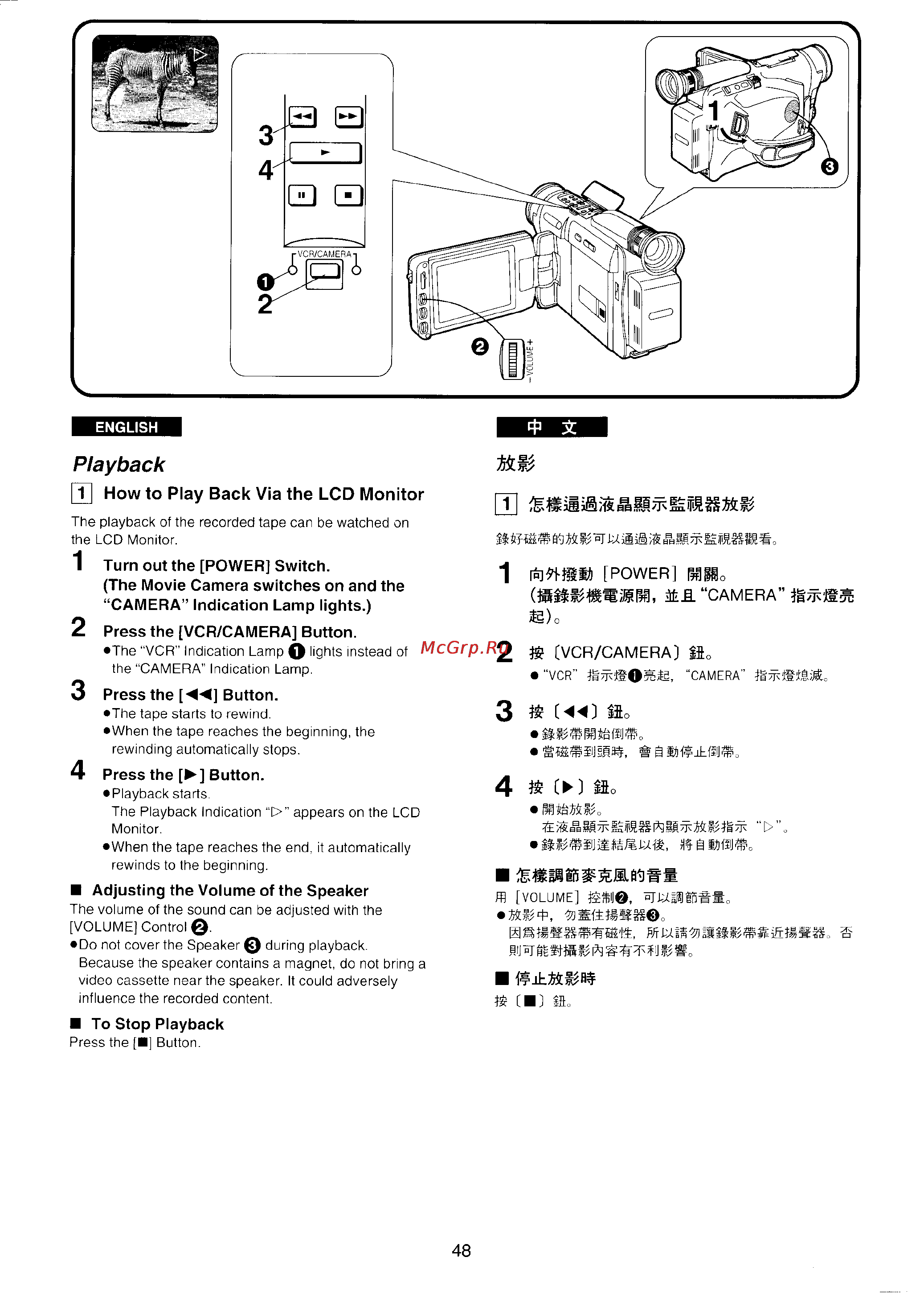 Panasonic NV-VX3 [41/132] Playback