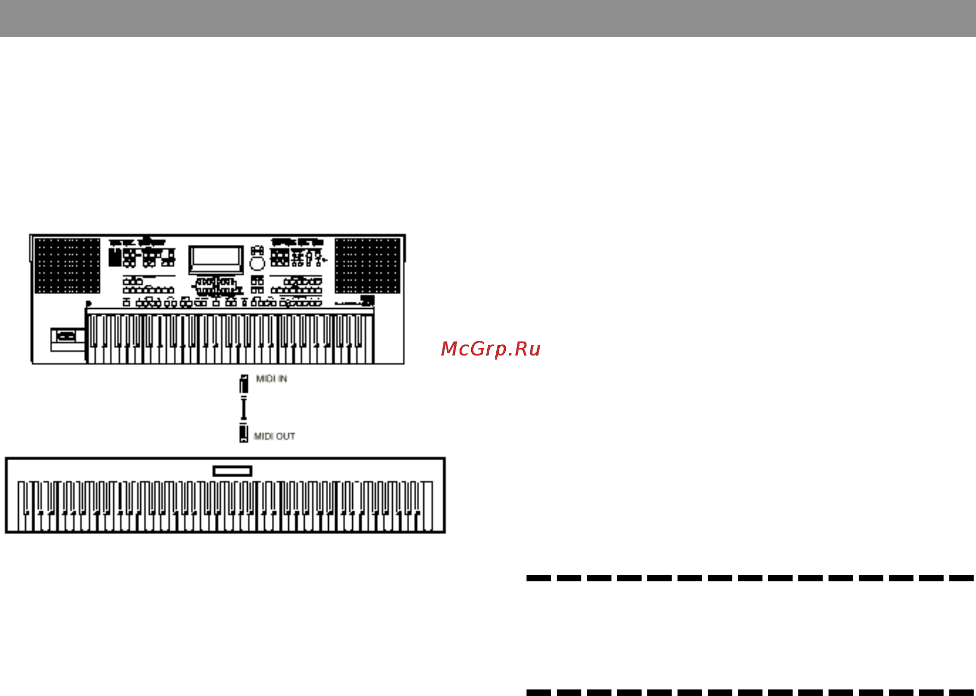 Korg iS50B [35/186] Подключение is50b к midi клавиатуре