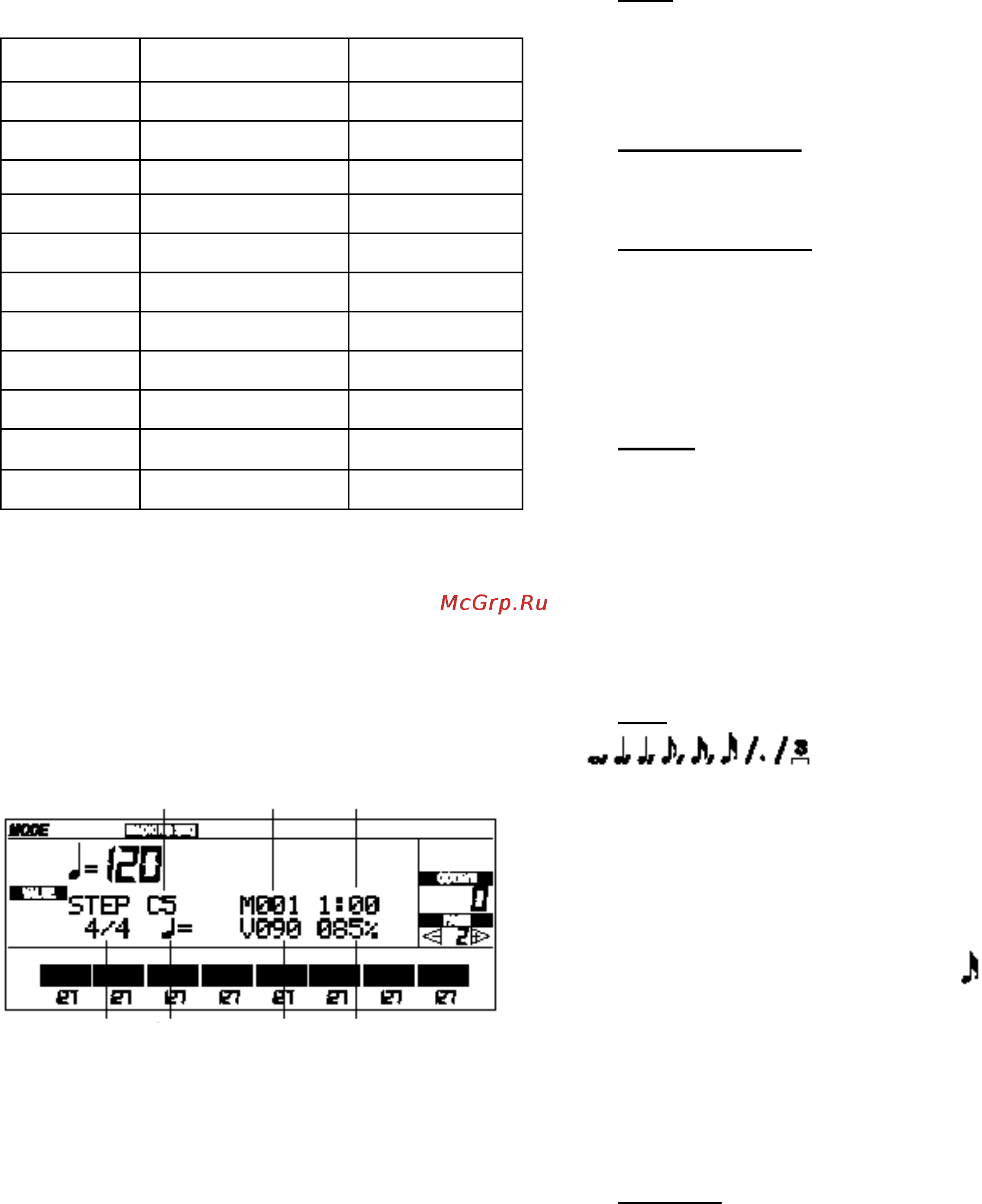 Korg iS50B [58/186] Пошаговая запись дорожки реального времени