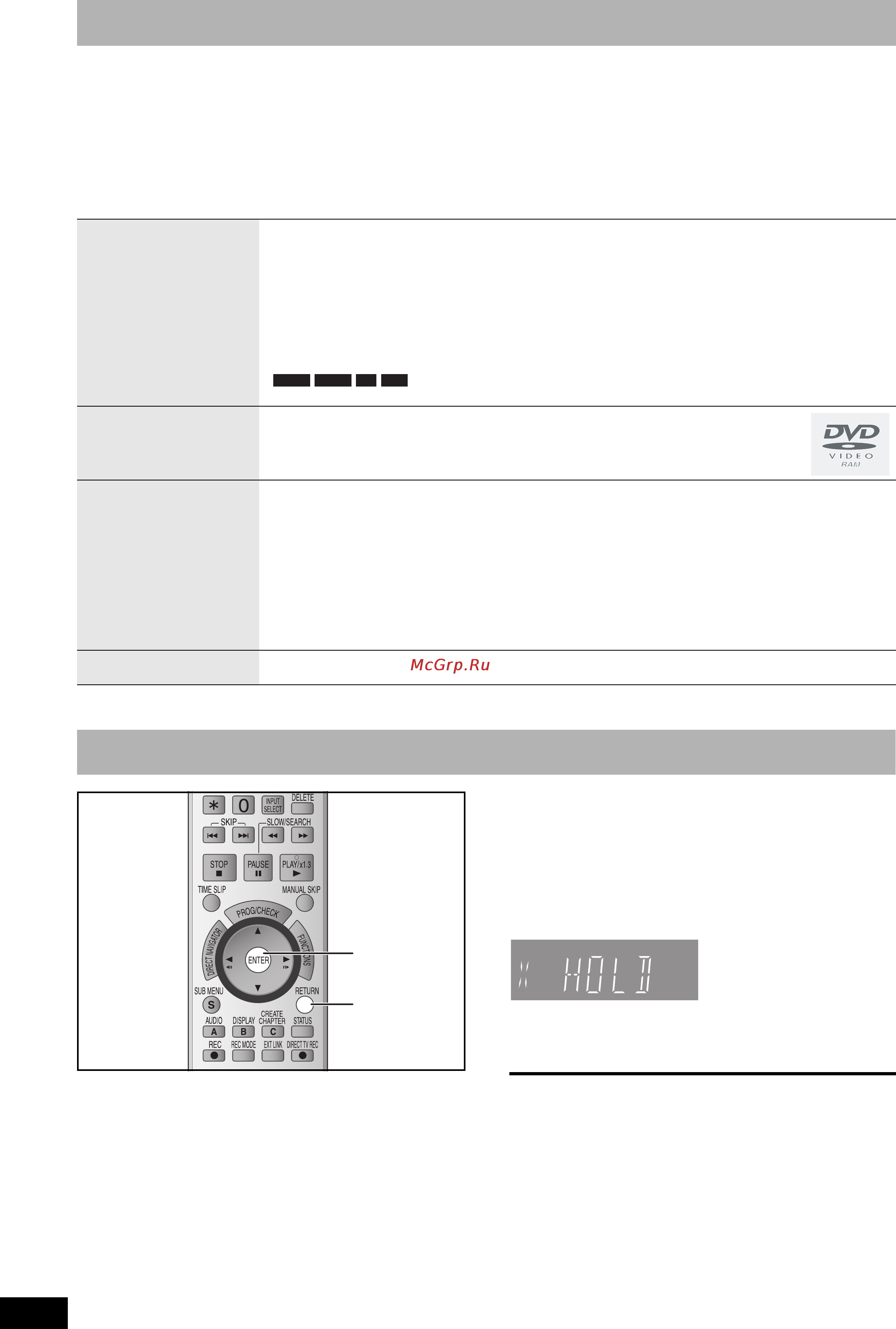 Panasonic DMR-ES15 Инструкция по эксплуатации онлайн [90/104] 17431