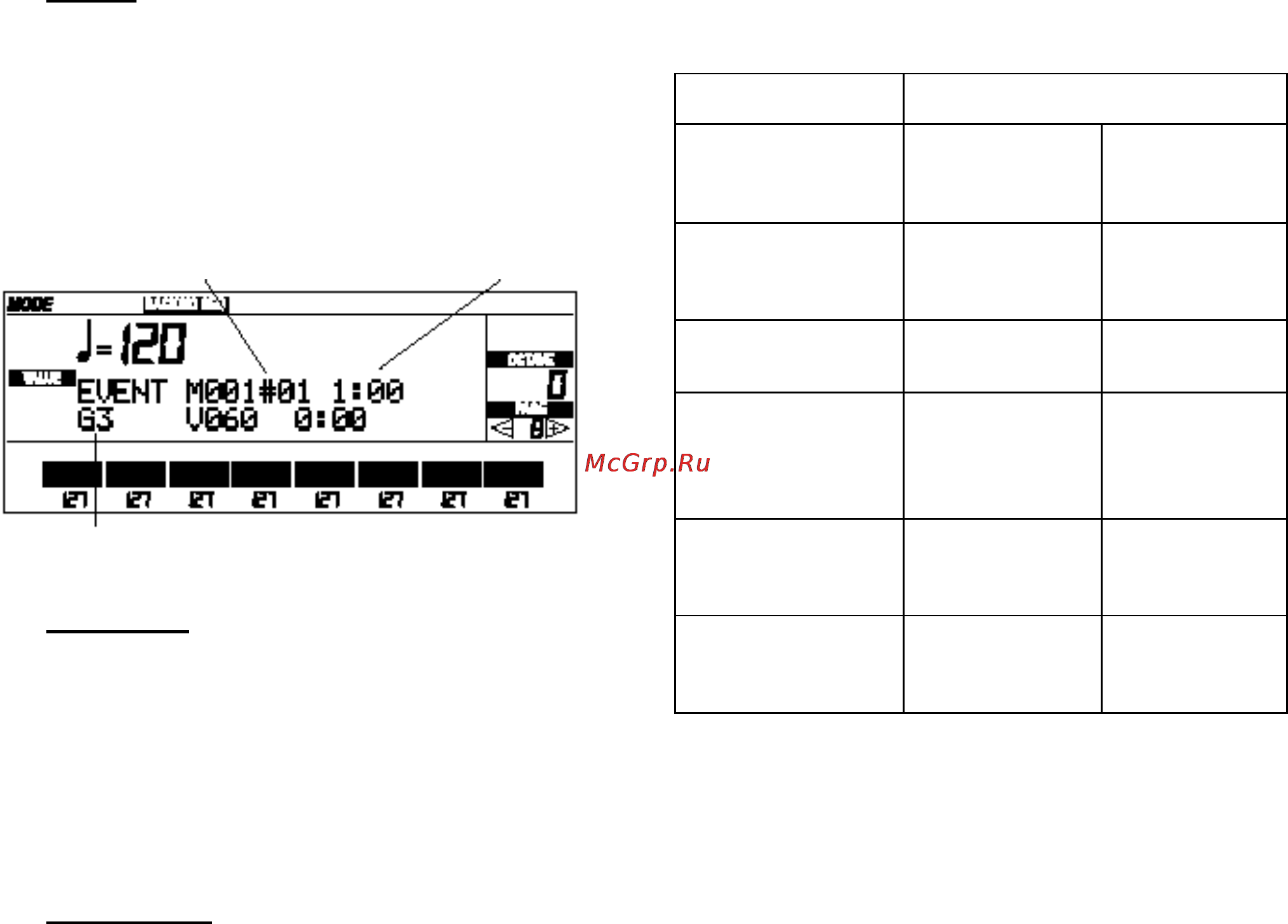 Korg iS35 [109/240] Положение