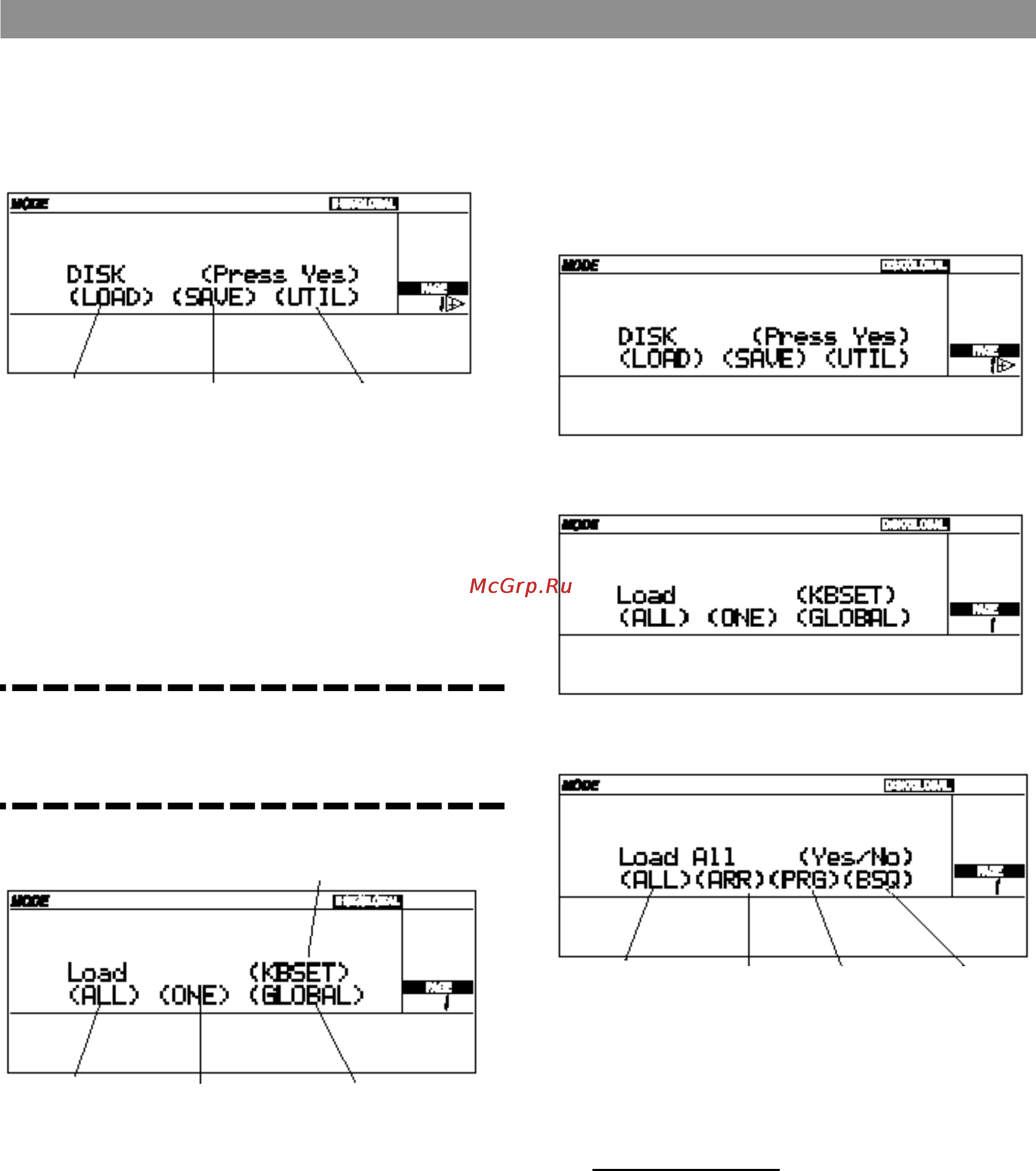 Korg i40M [128/222] Страница 1 функции disk