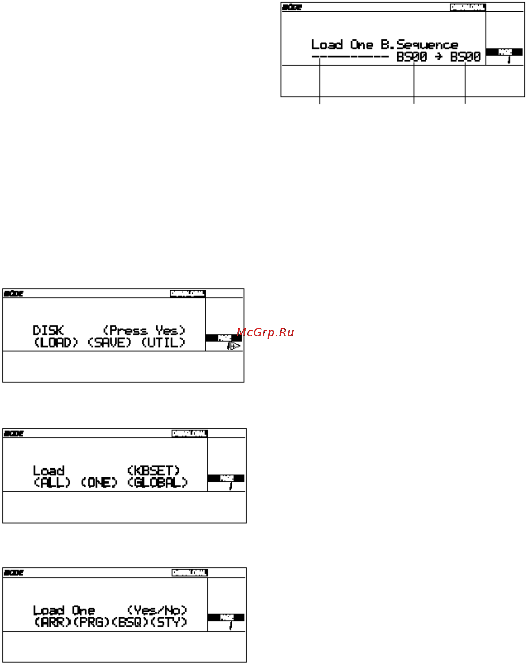 Korg i40M [21/222] Режим секвенции аккомпанемента