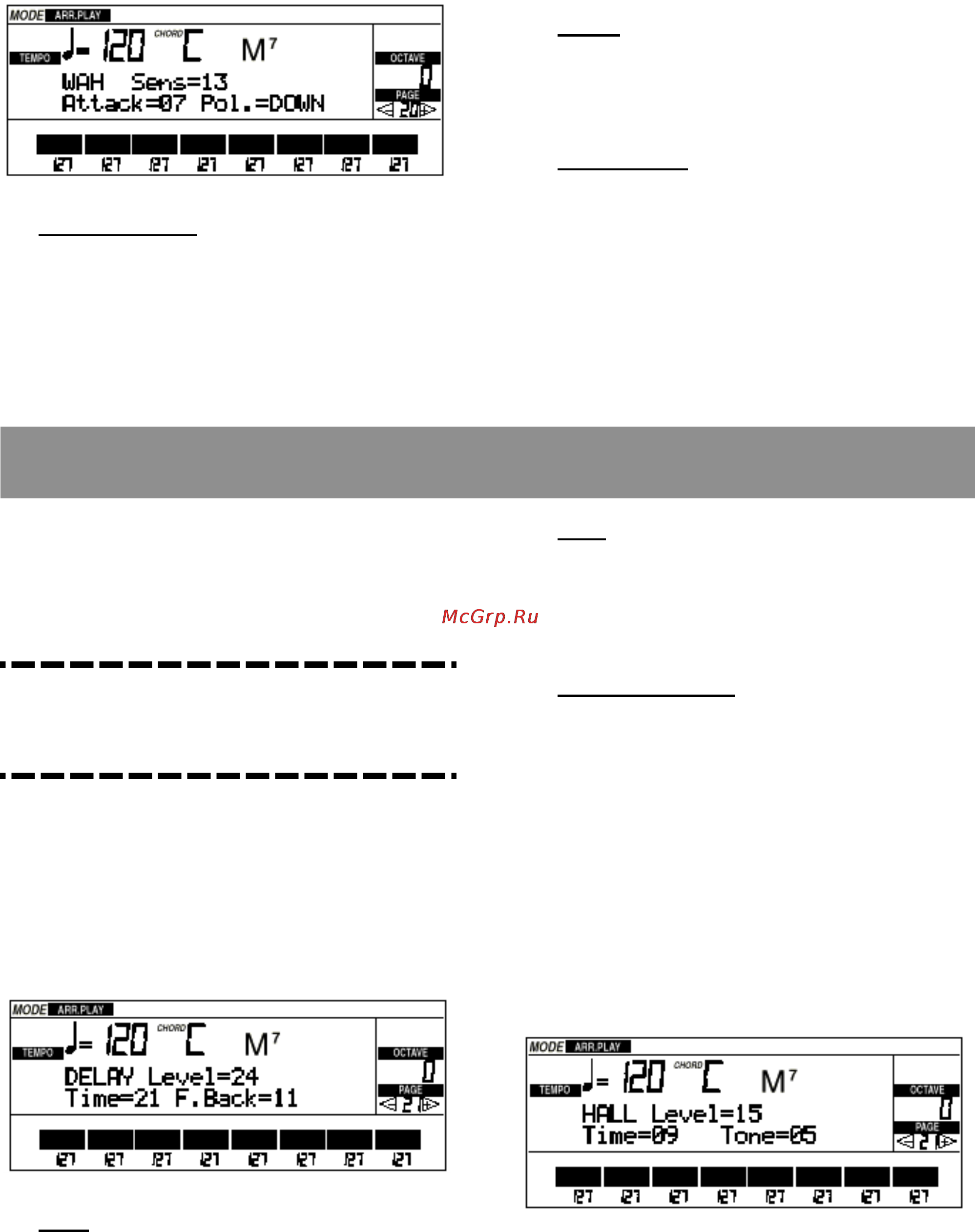 Korg i40M [77/222] Страница 2 1 программирование пространства режим guitar