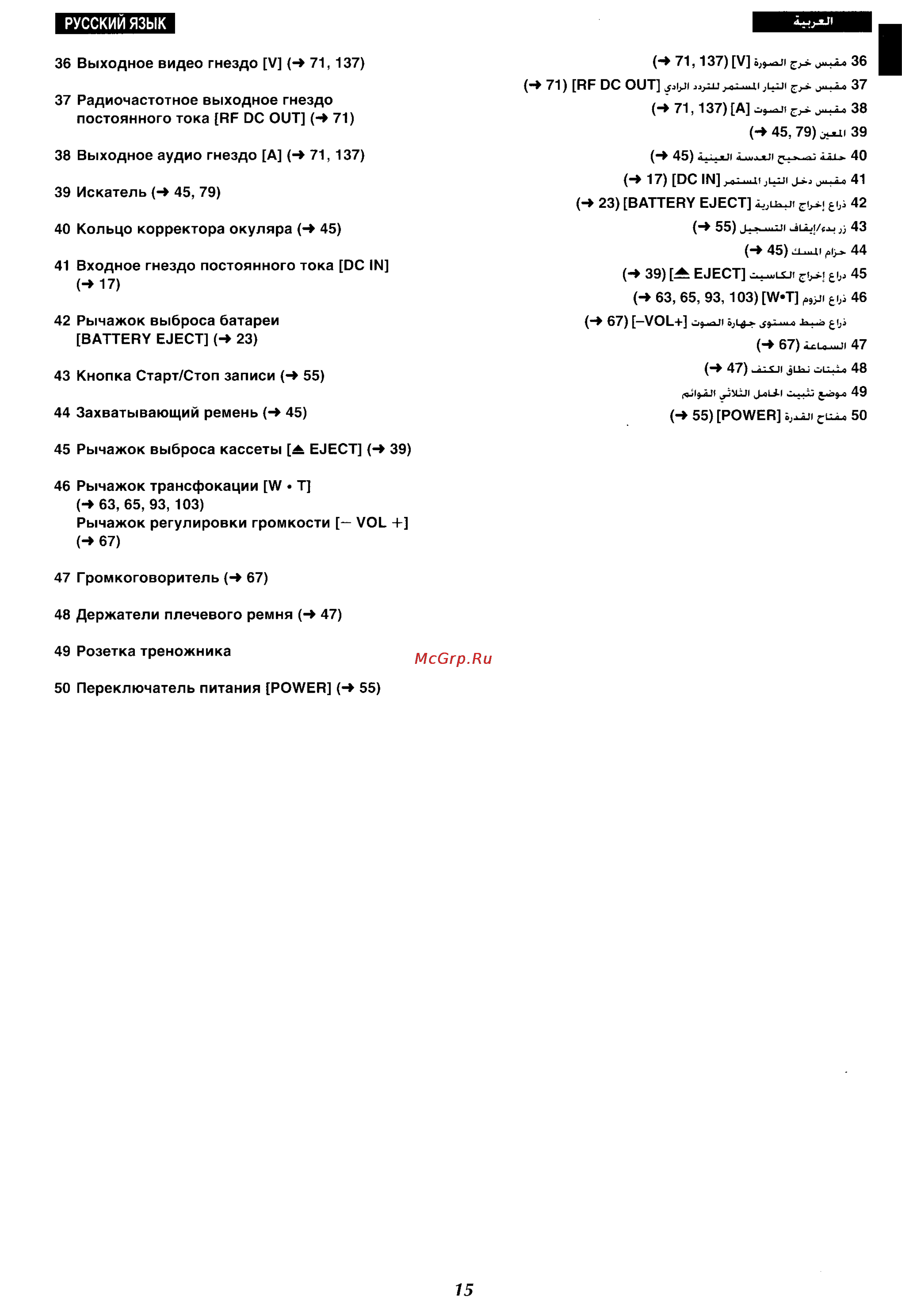 Panasonic NV-VX27ENH Инструкция по эксплуатации онлайн [12/152] 17480