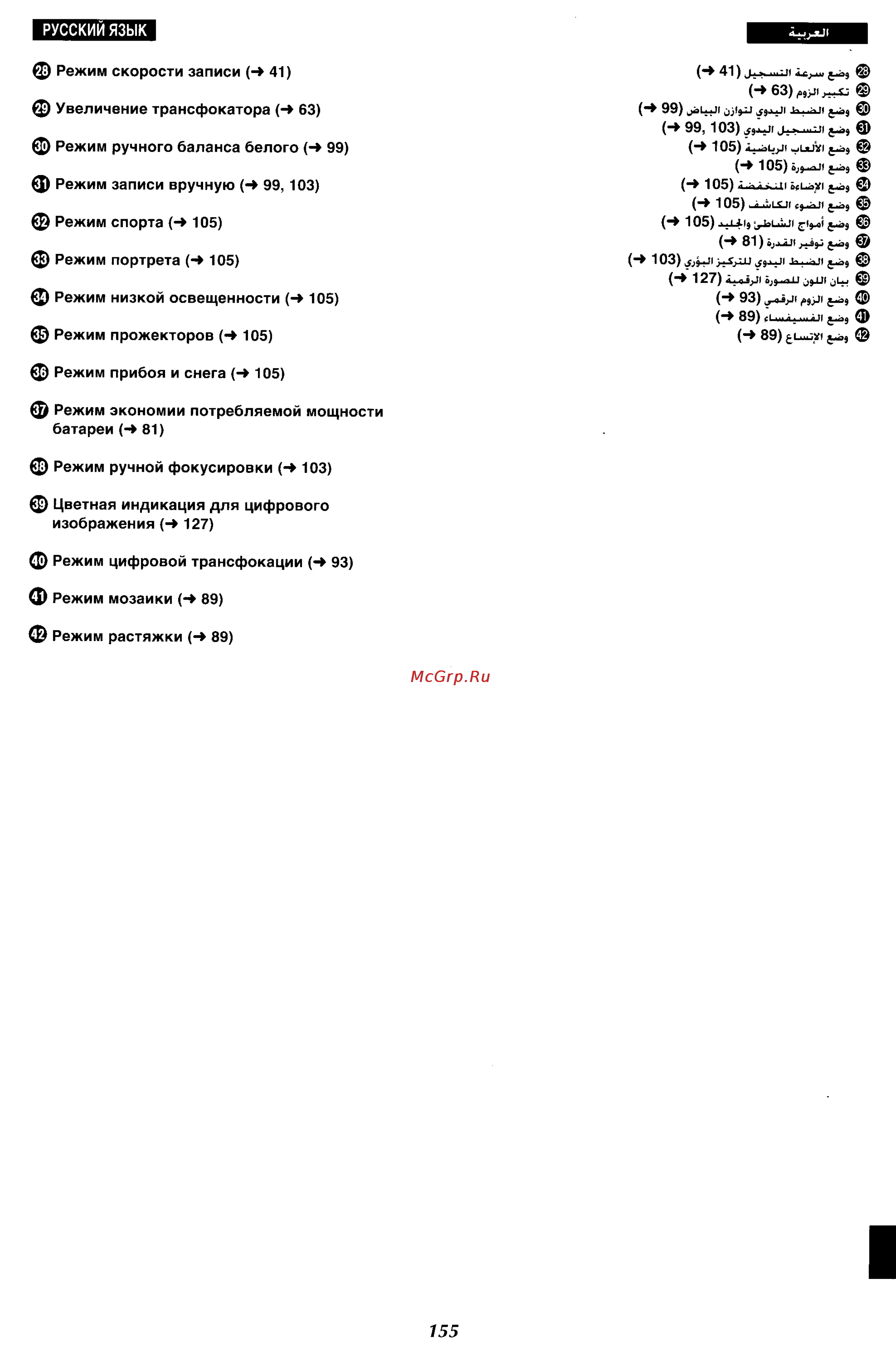 Panasonic NV-VX27ENH Инструкция по эксплуатации онлайн [143/152] 17480