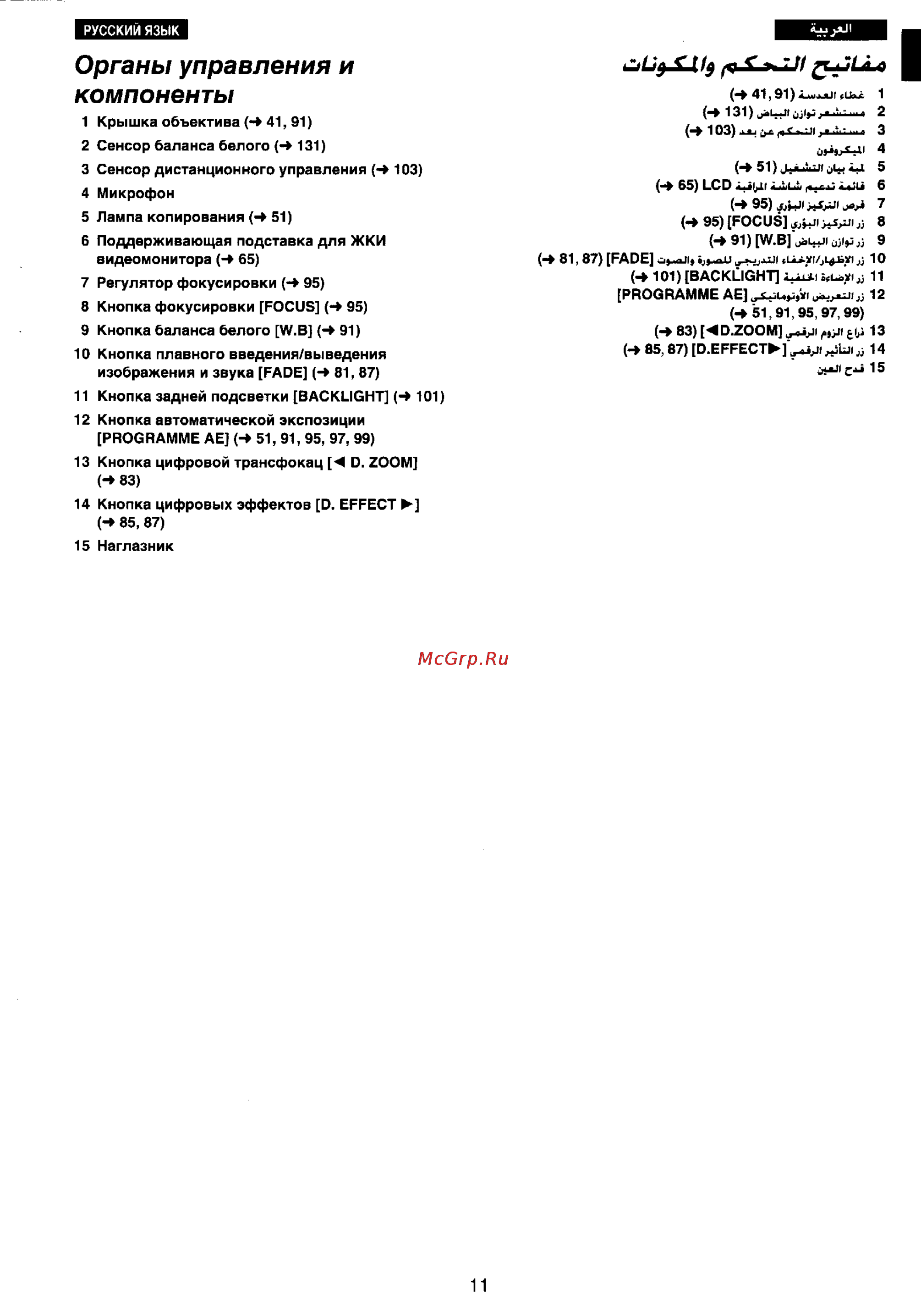Panasonic NV-VX22EN [8/137] Русский язык