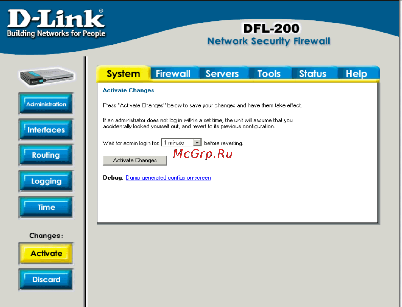 D-Link DFL-200 [11/133] Managing d link dfl 200