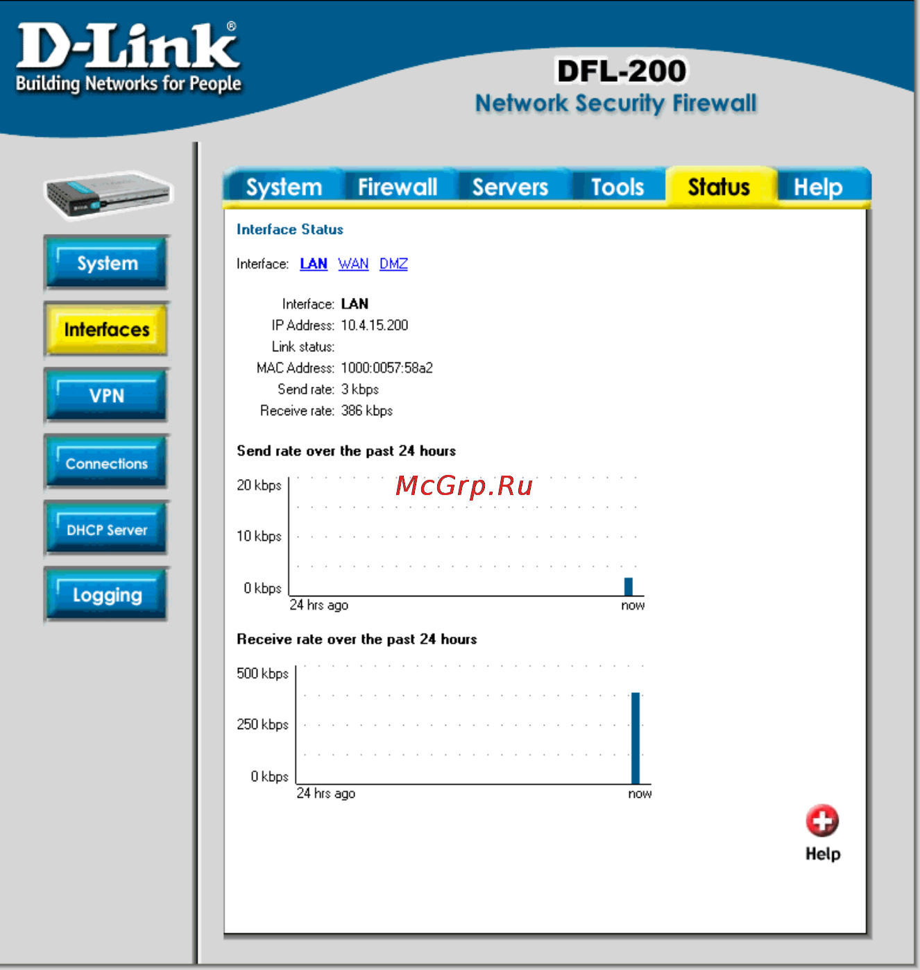 D-Link DFL-200 [71/133] Interfaces