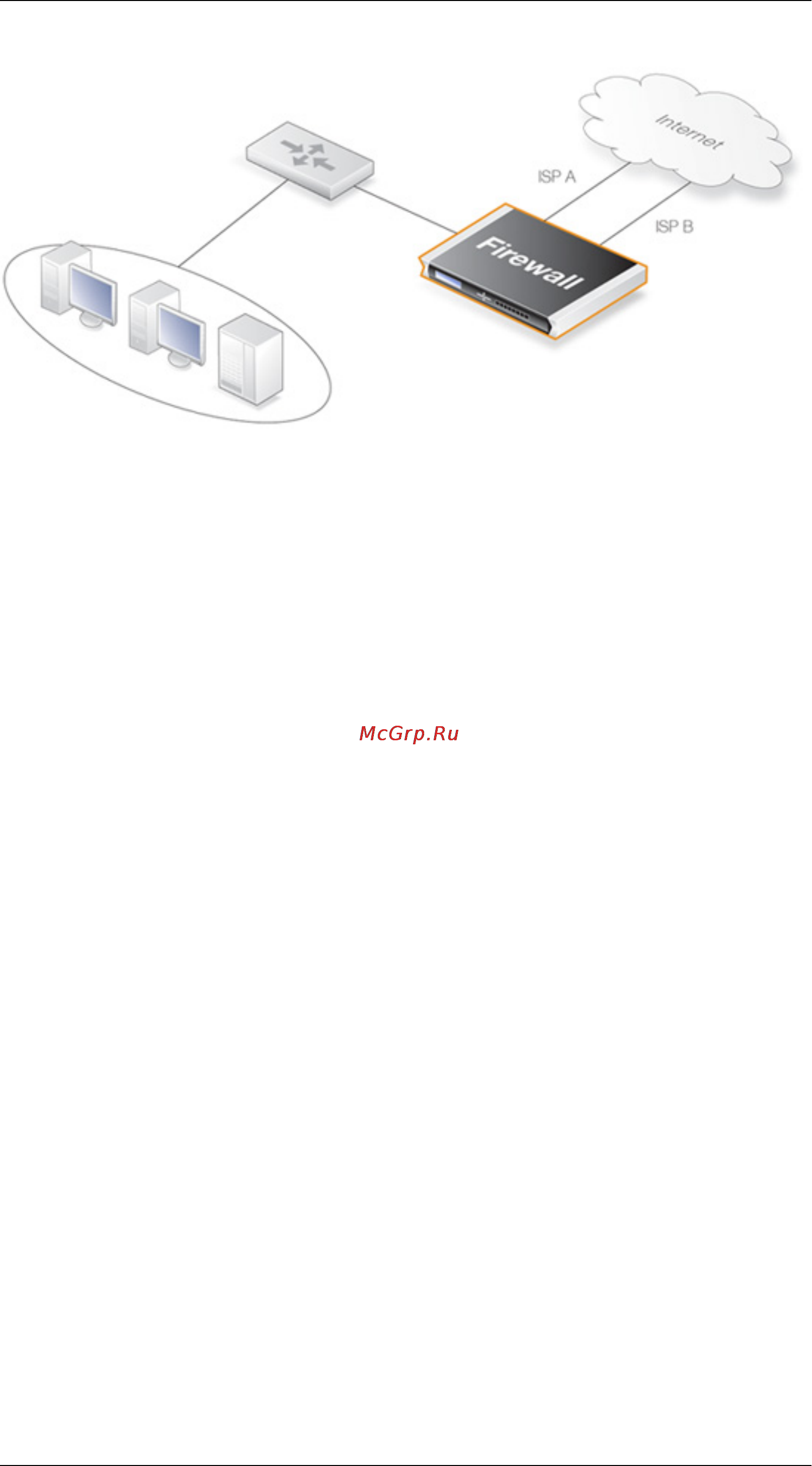 D-Link DFL-800 [157/552] Figure 4 a route failover scenario for isp access