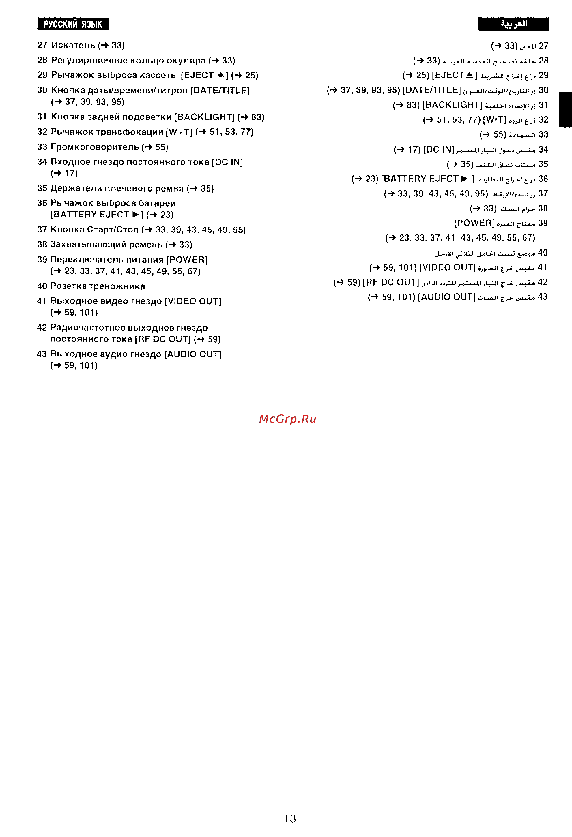 Panasonic NV-VX10EN Инструкция по эксплуатации онлайн [10/113] 17515