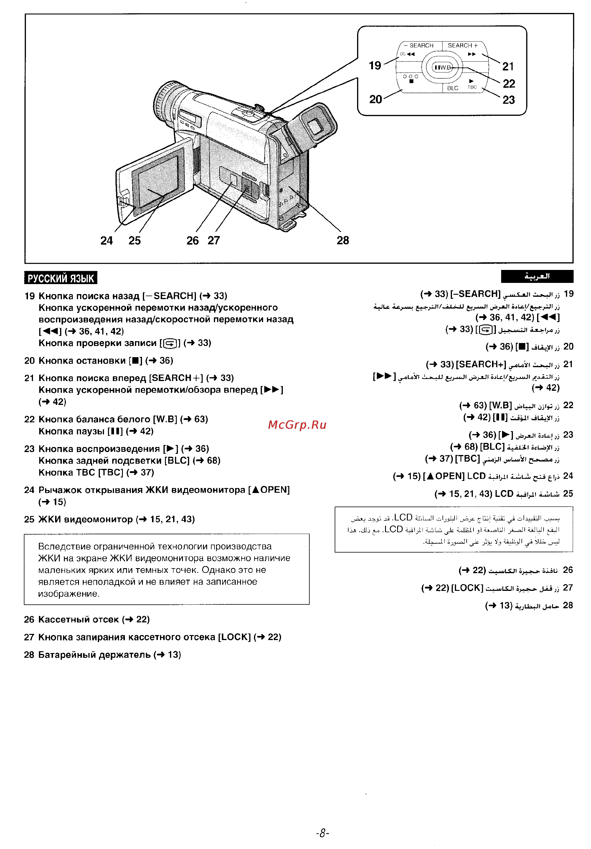 Panasonic NV-VS5EN [8/107] Русский язык