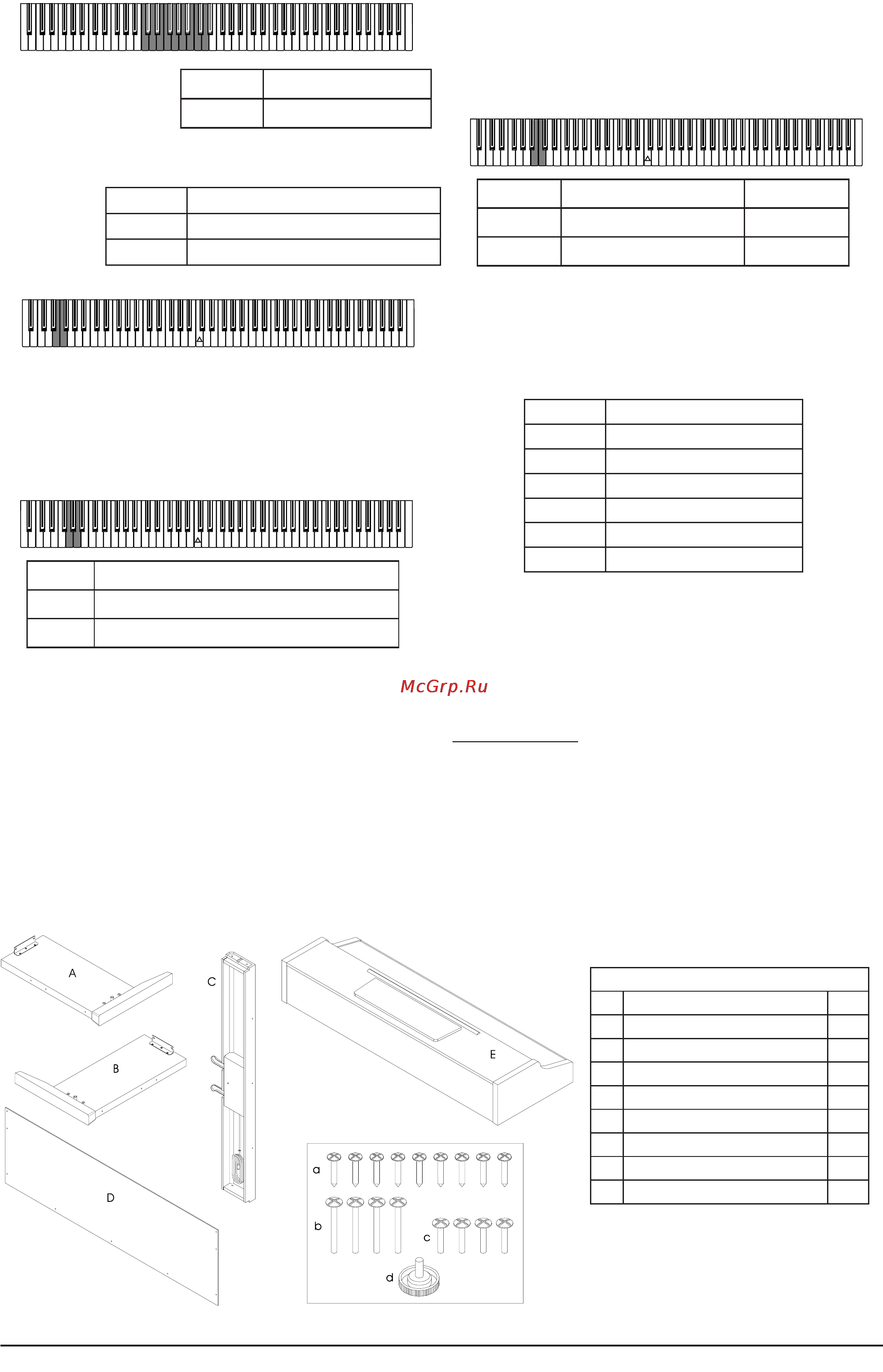 Korg EC120 [5/7] Сборка стойки