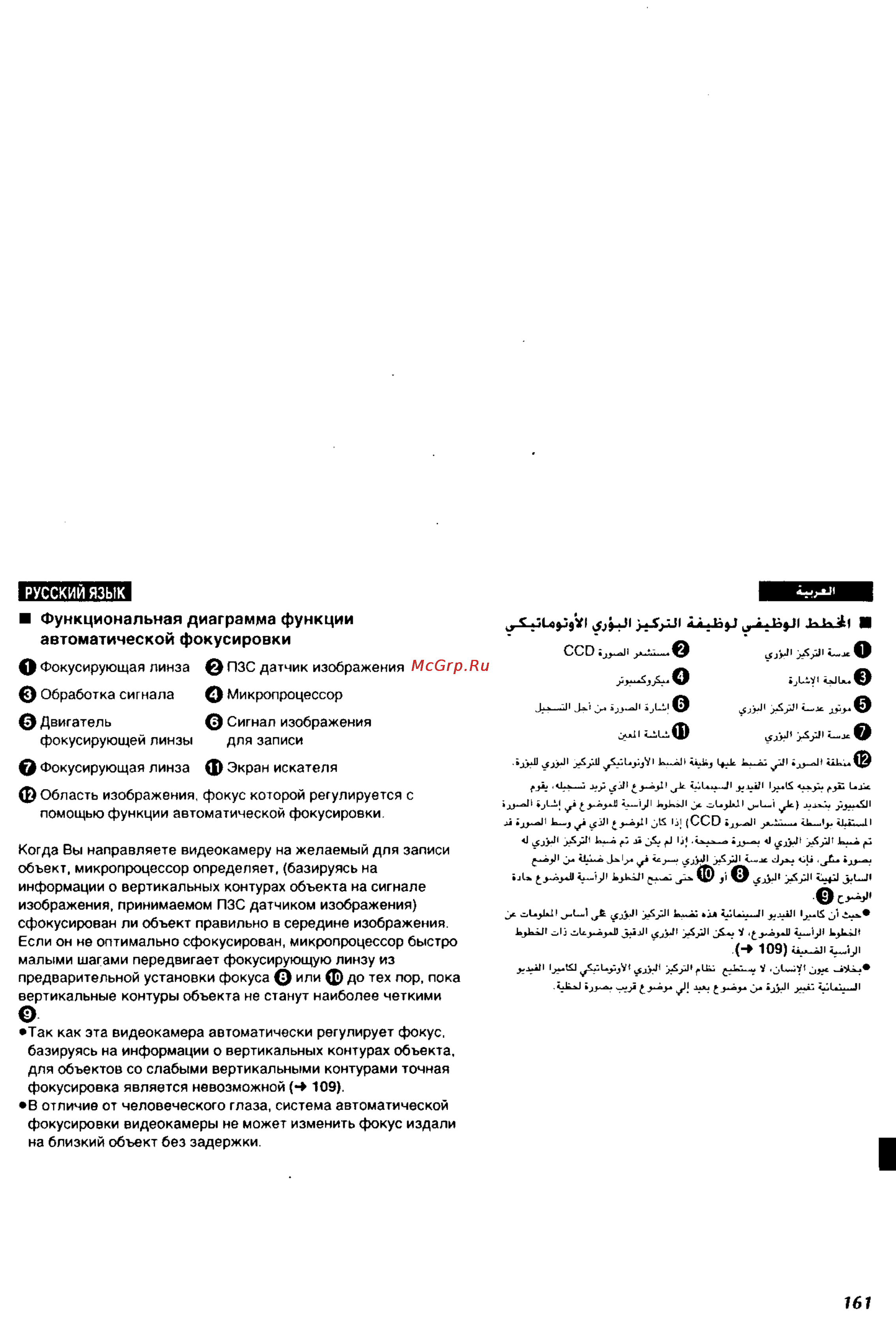 Panasonic NV-VS3EN [148/161] Автоматической фокусировки