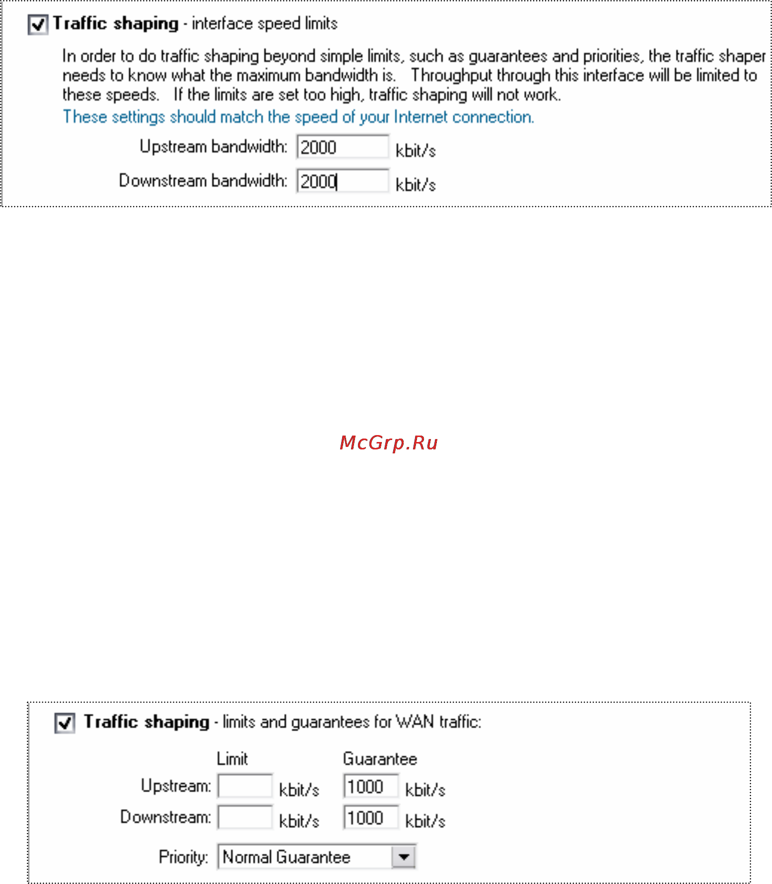D-Link DFL-700 [127/131] Guarantee bandwidth to a service