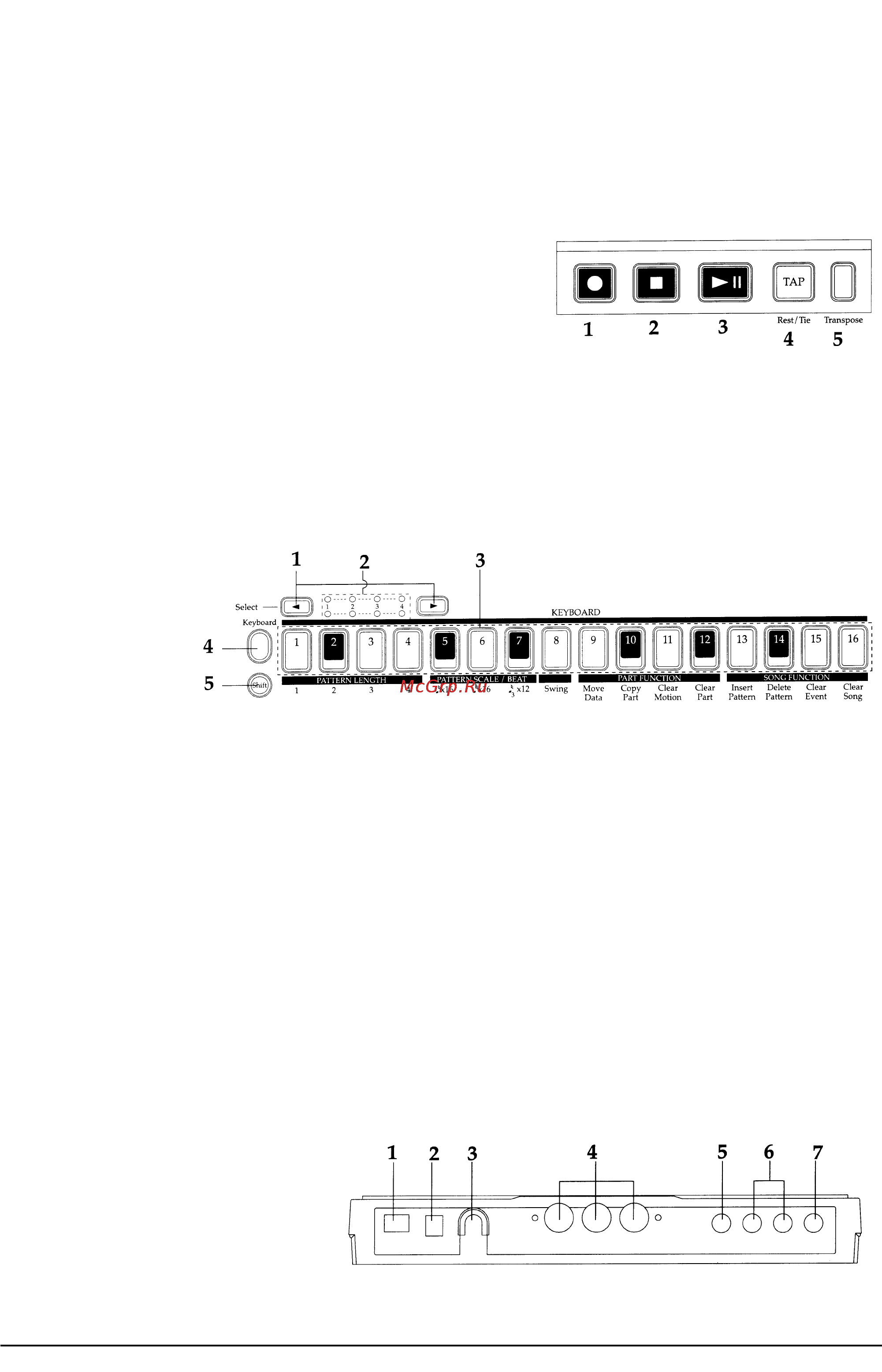 Korg EA-1 [4/25] Секция коммутации