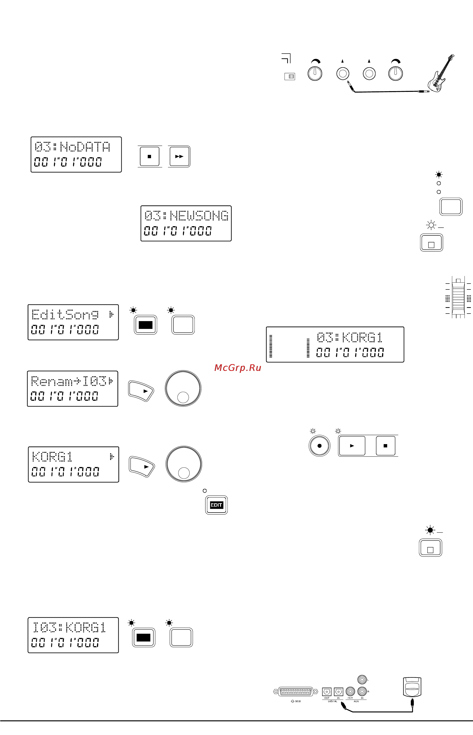 Korg D8 Инструкция по эксплуатации онлайн [6/33] 17565