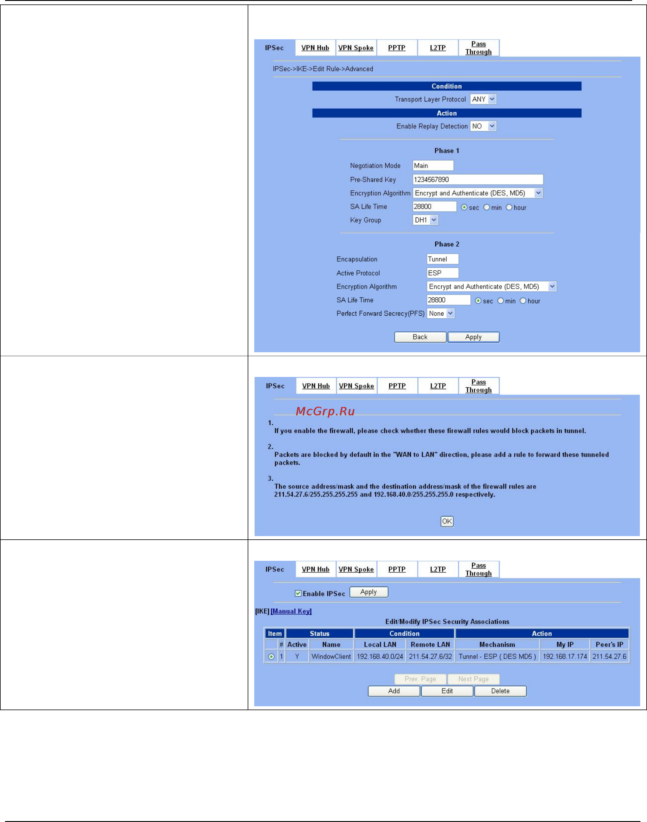 D-Link DFL-1500 [171/271] Dfl 900 1500 user manual chapter 20 remote access vpn windows client