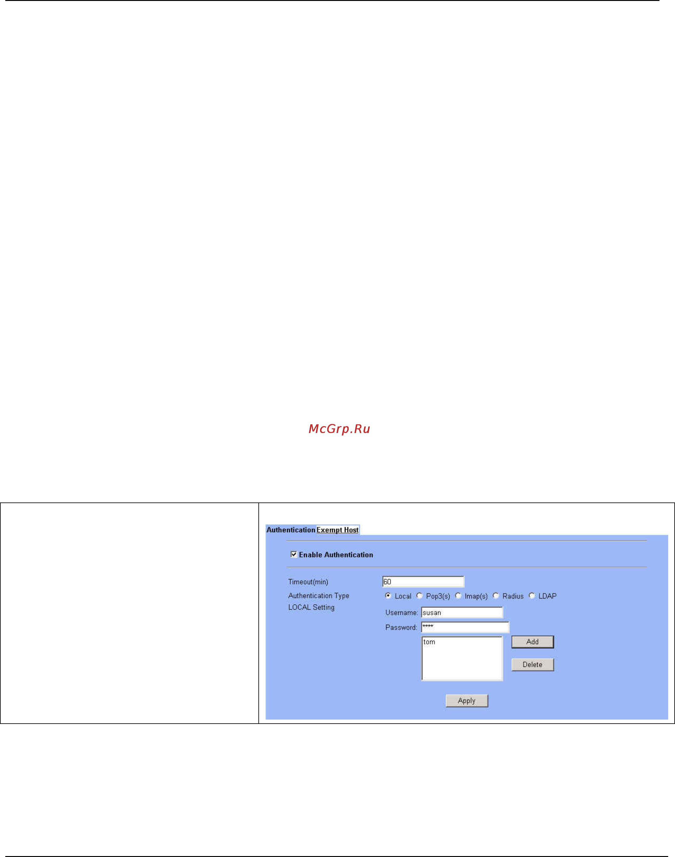 D-Link DFL-1500 [63/271] Methods