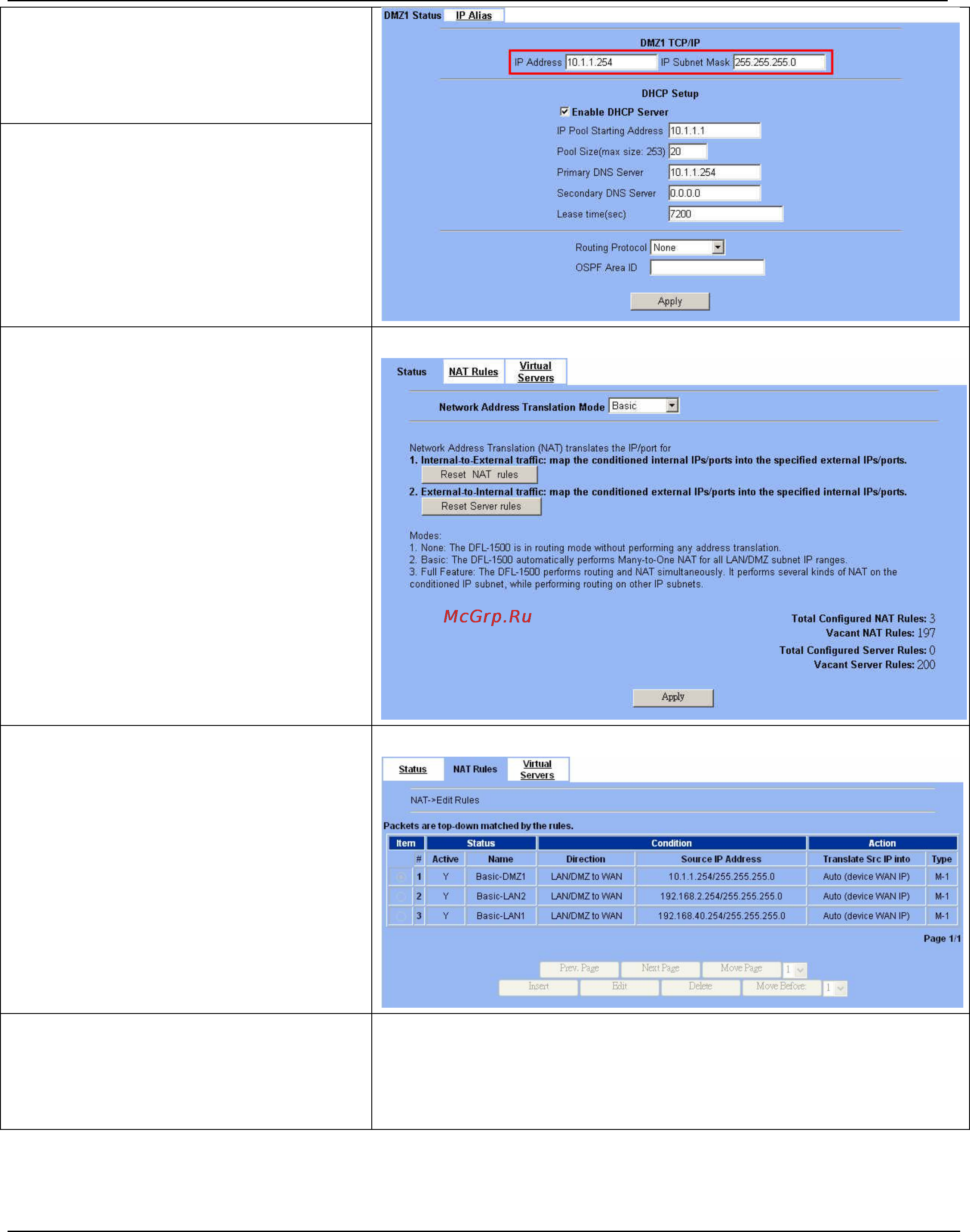 D-Link DFL-1500 [75/271] Dfl 900 1500 user manual chapter 7 nat
