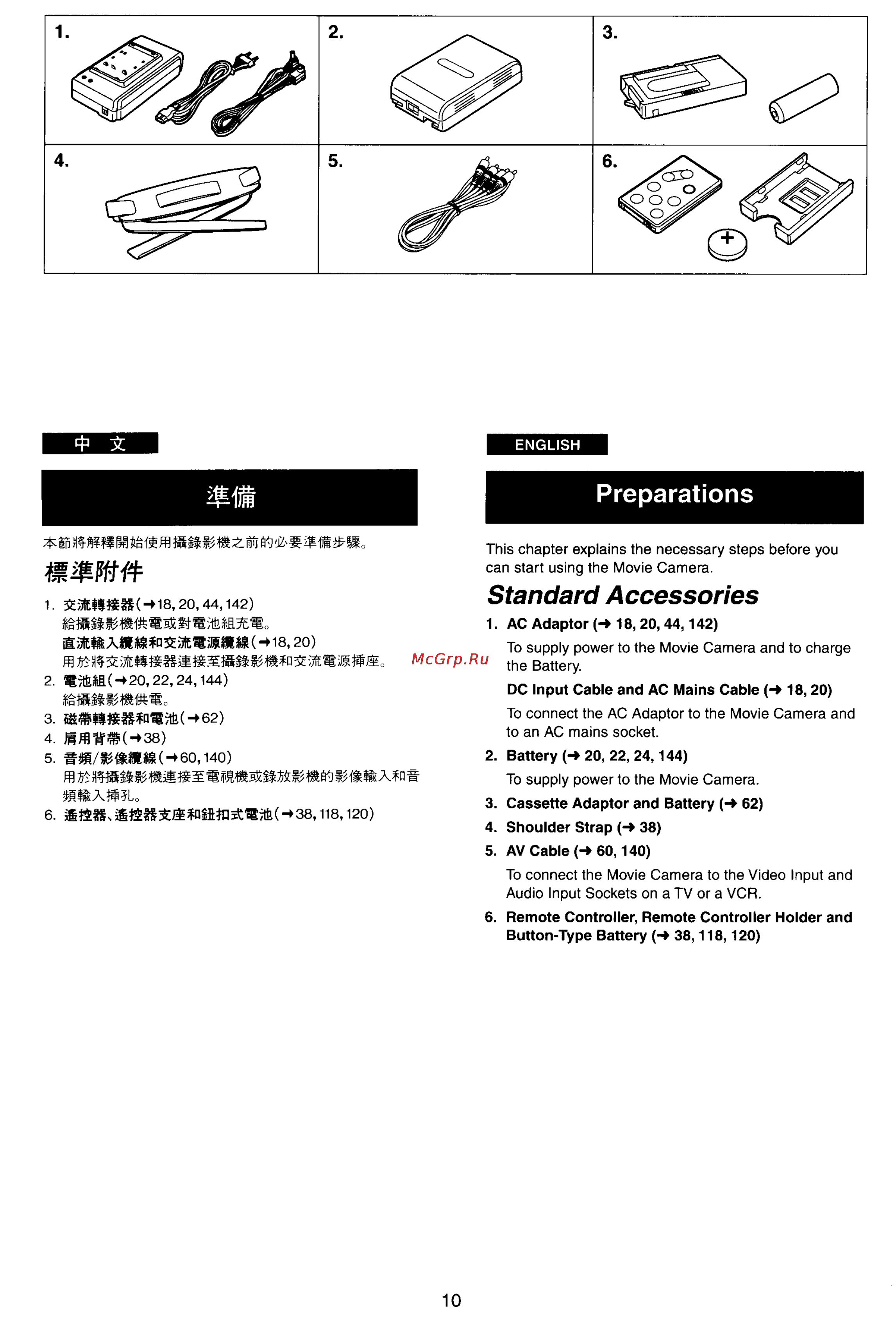Panasonic NV-RX77EN [6/155] Preparations