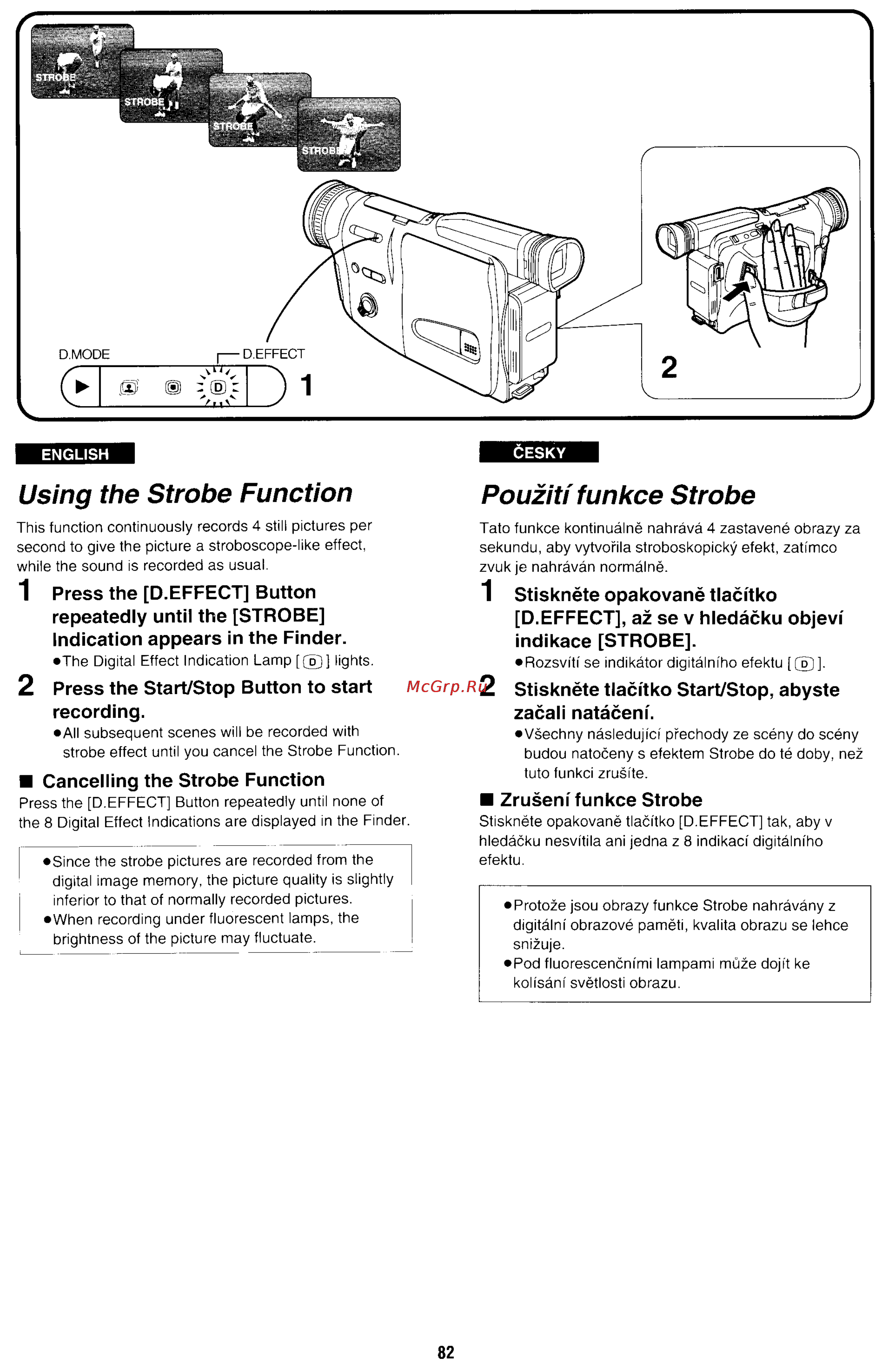 Panasonic NV-RX70EE [79/132] Pouziti funkce strobe