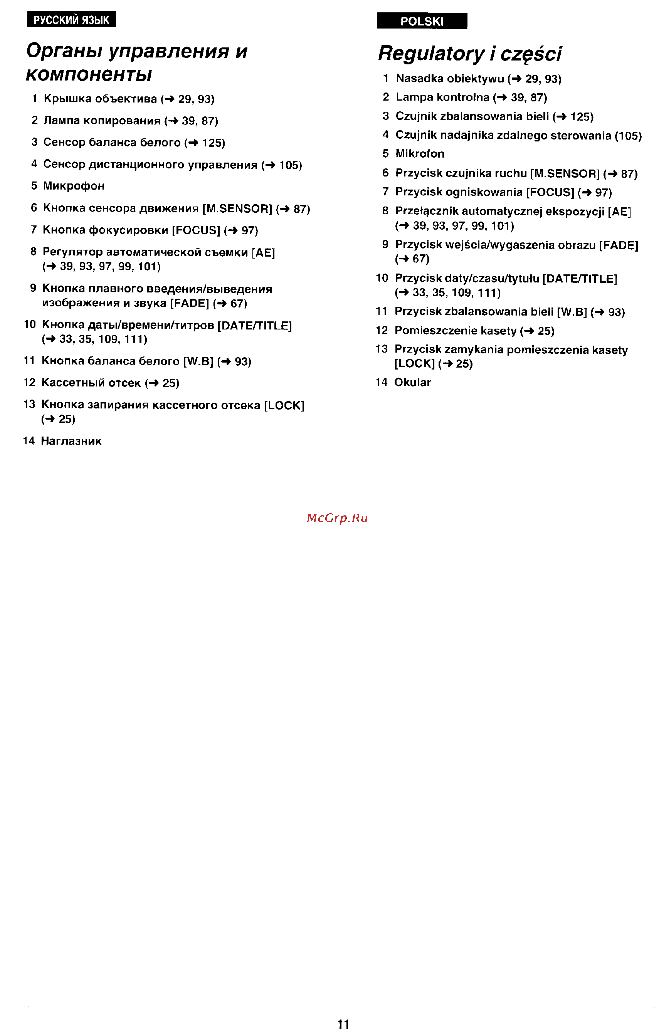 Panasonic NV-RX70EE [8/132] Regulatory cz sci