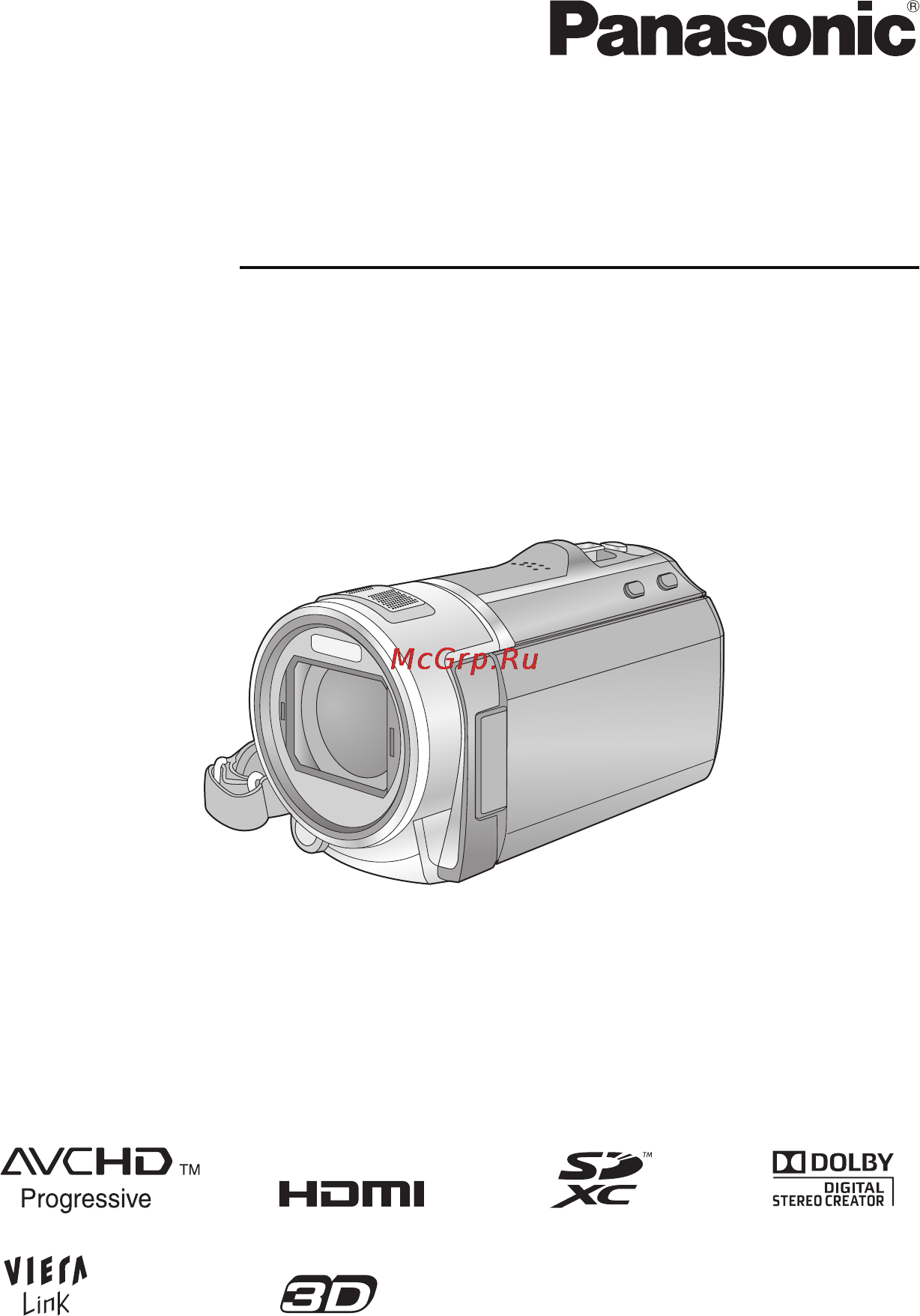 Panasonic HC-V700 Инструкция по эксплуатации онлайн