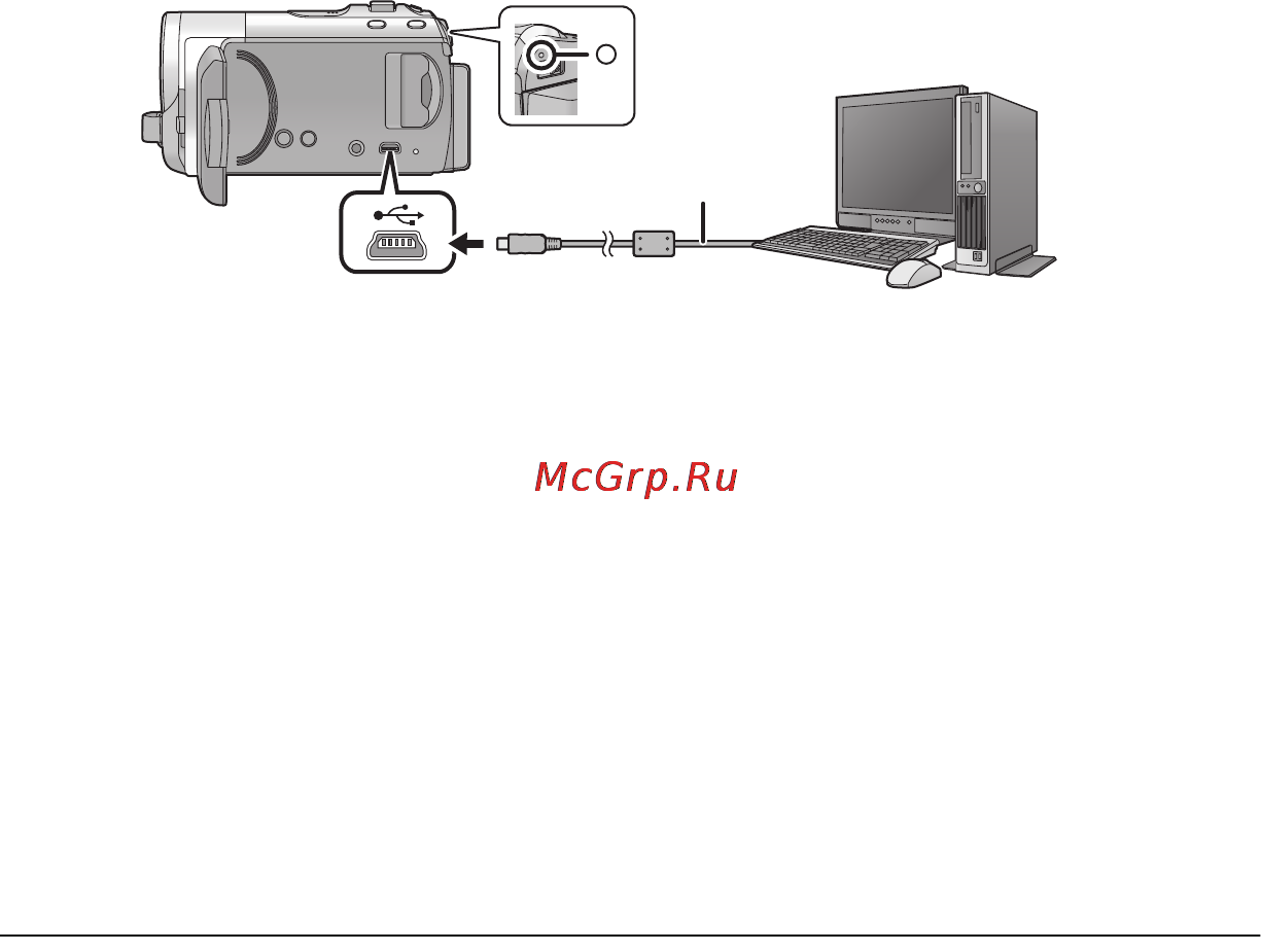 Panasonic HC-V10 [11/90] Включите питание пк