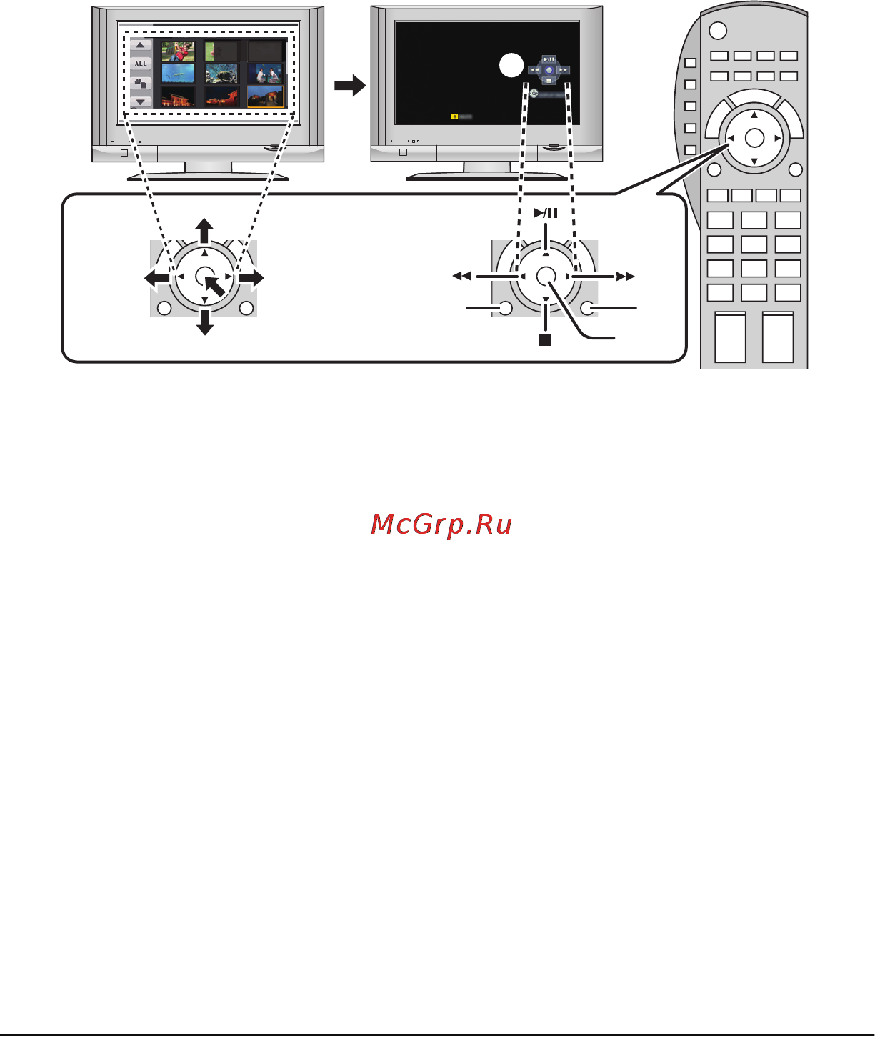 Panasonic HC-V10 [61/90] Работа с пультом дистанционного управления для телевизора