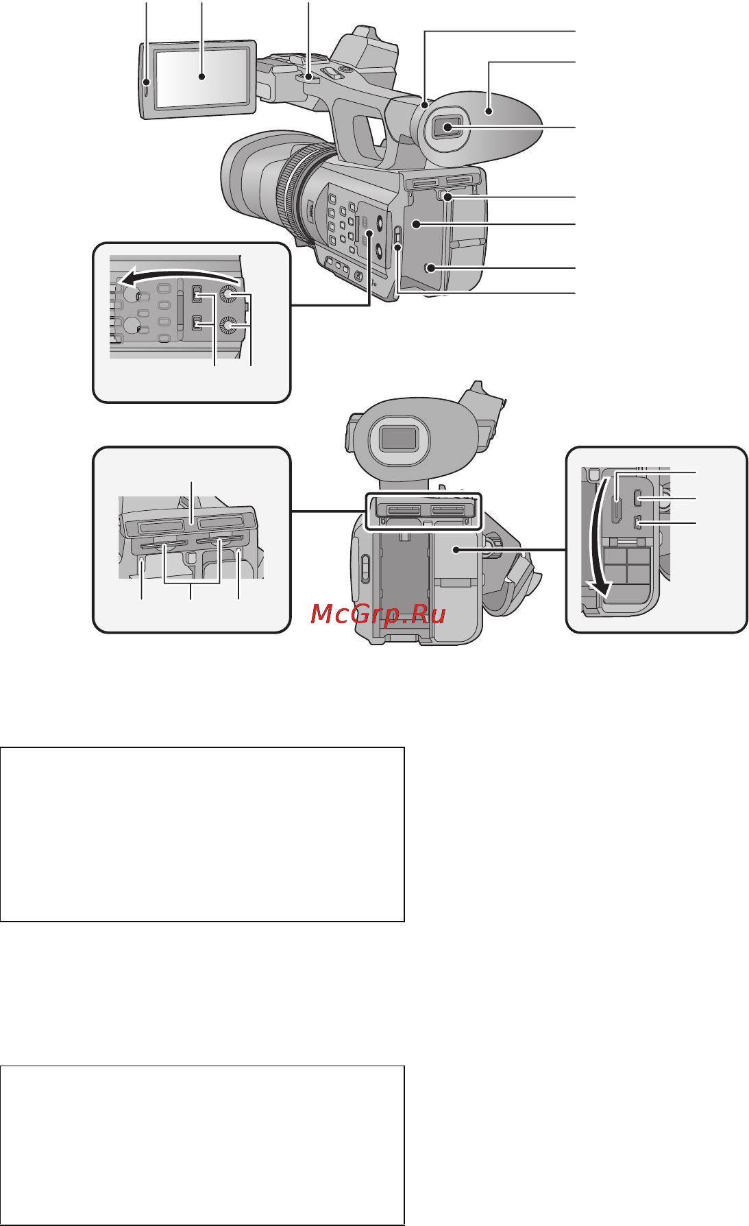 Panasonic HDC-Z10000 [7/144] Не используйте любые другие адаптеры переменного тока за исключением входящего в комплект