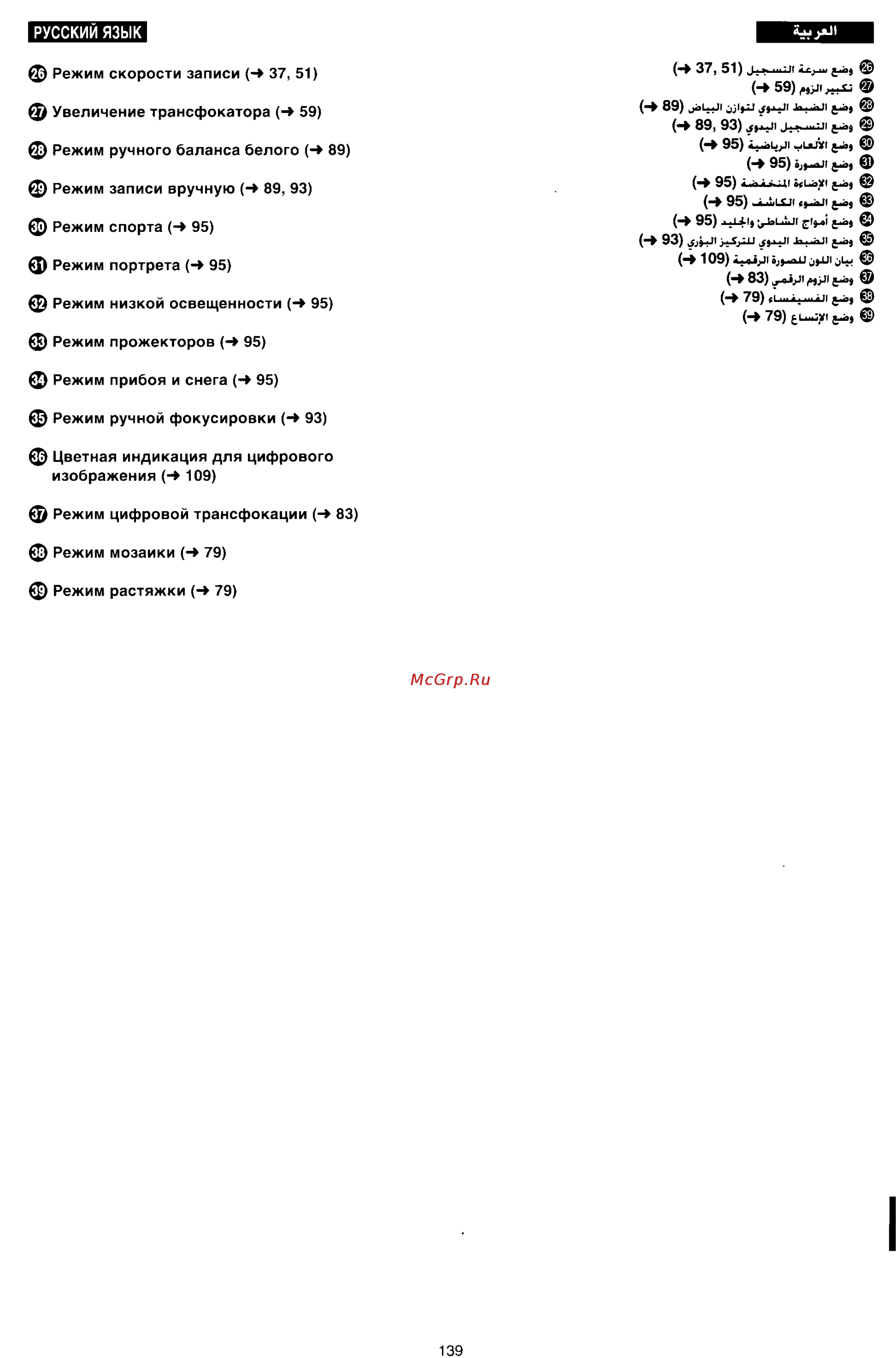 Panasonic NV-RX17ENC Инструкция по эксплуатации онлайн [128/137] 17658