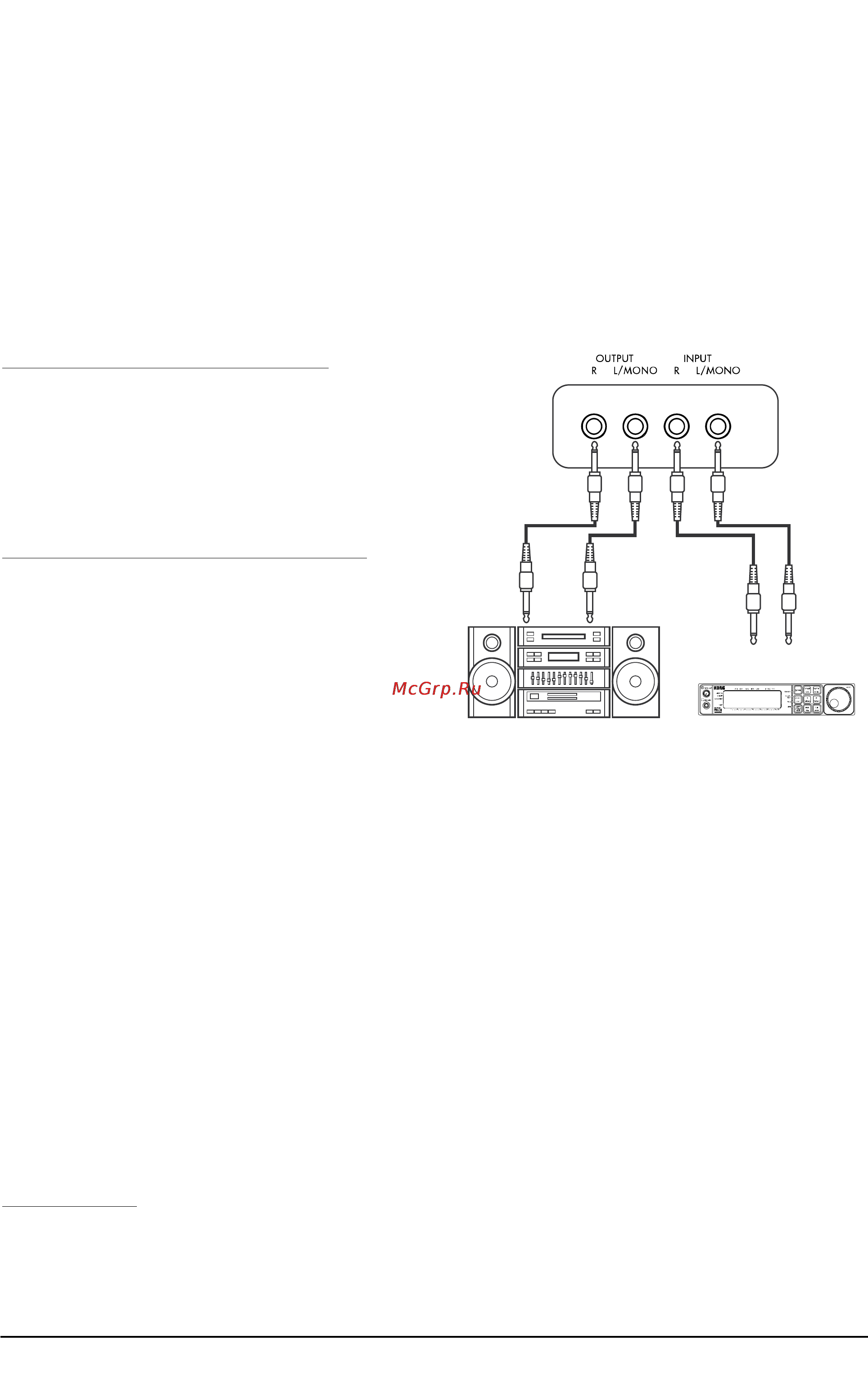 Korg C-3200 [25/38] Коммутация с внешним оборудованием