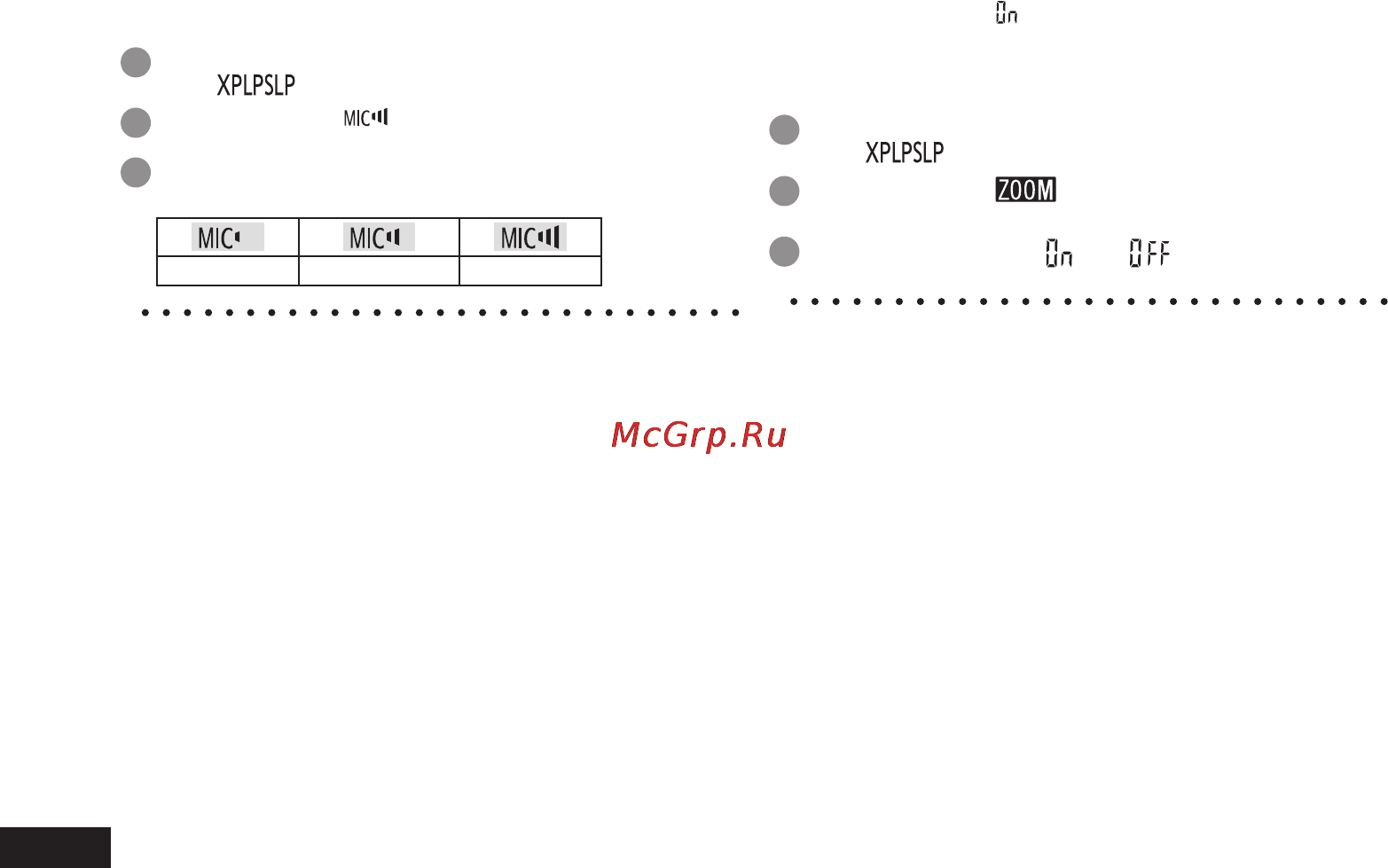 Panasonic RR-US510 [68/200] Opname instellingen wijzigen microfoongevoeligheid