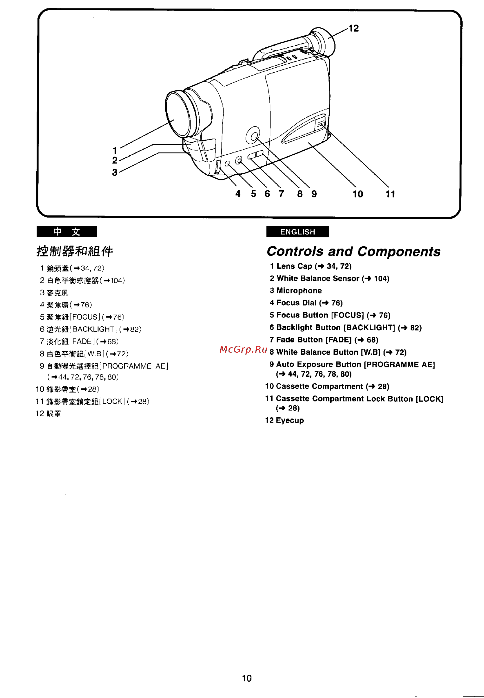 Panasonic NV-RX11EN [7/110] 44 72 76 78 80