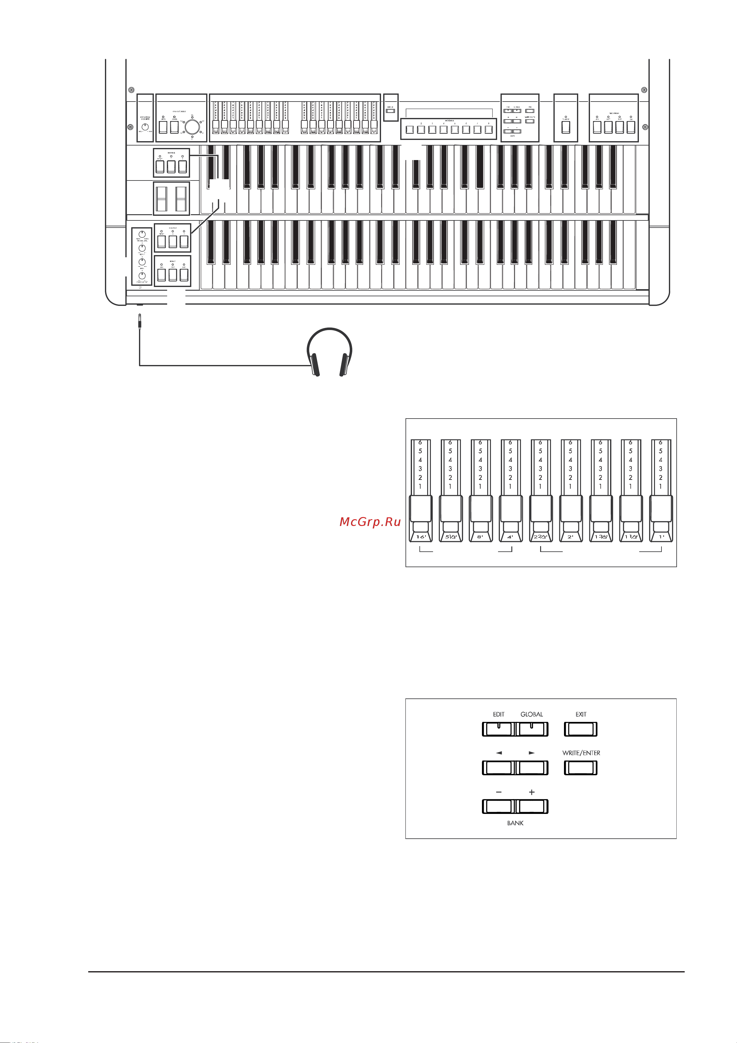 Korg BX-3 [5/61] 6 5 4 3 2