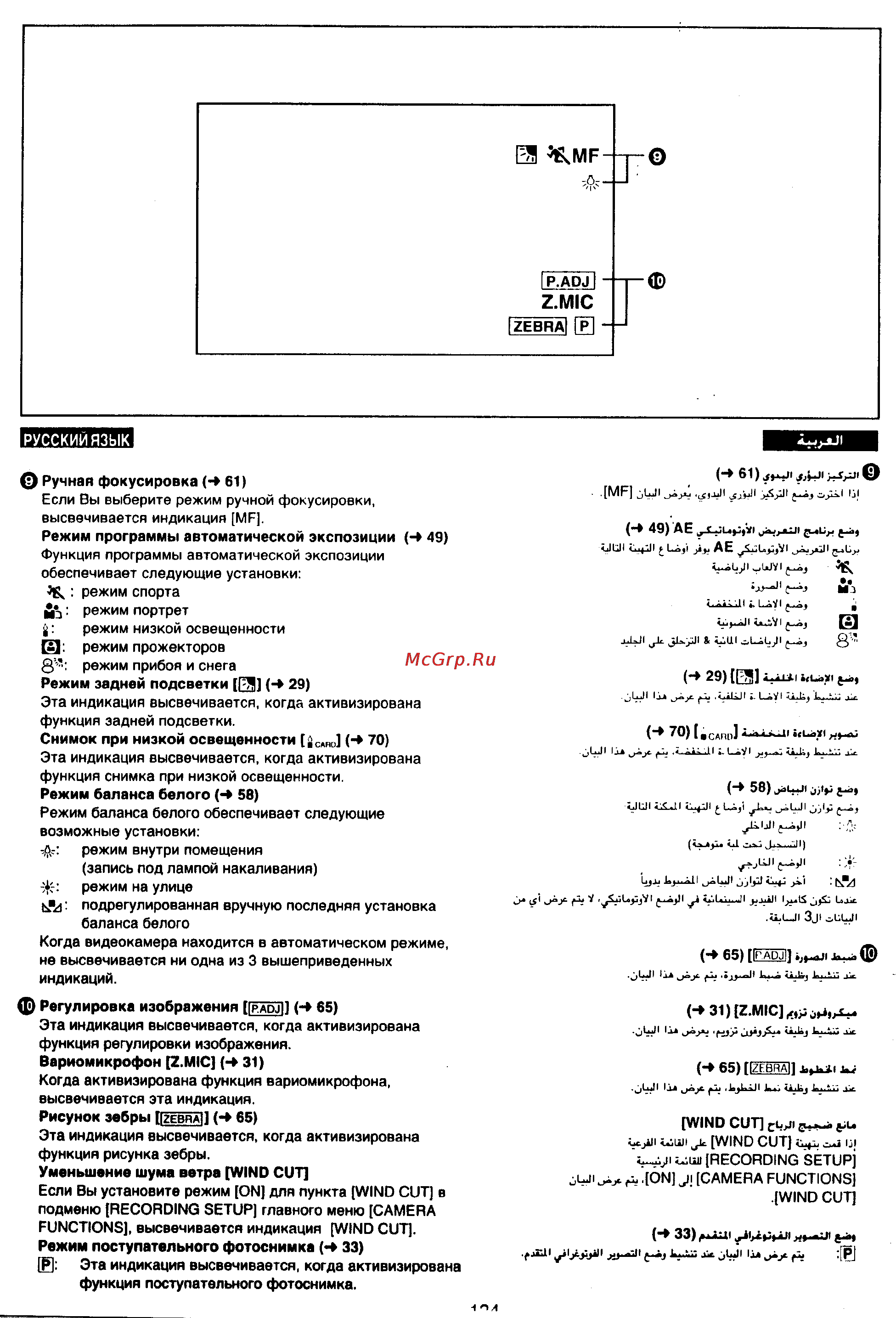 Panasonic NV-MX300EN [122/137] I пл