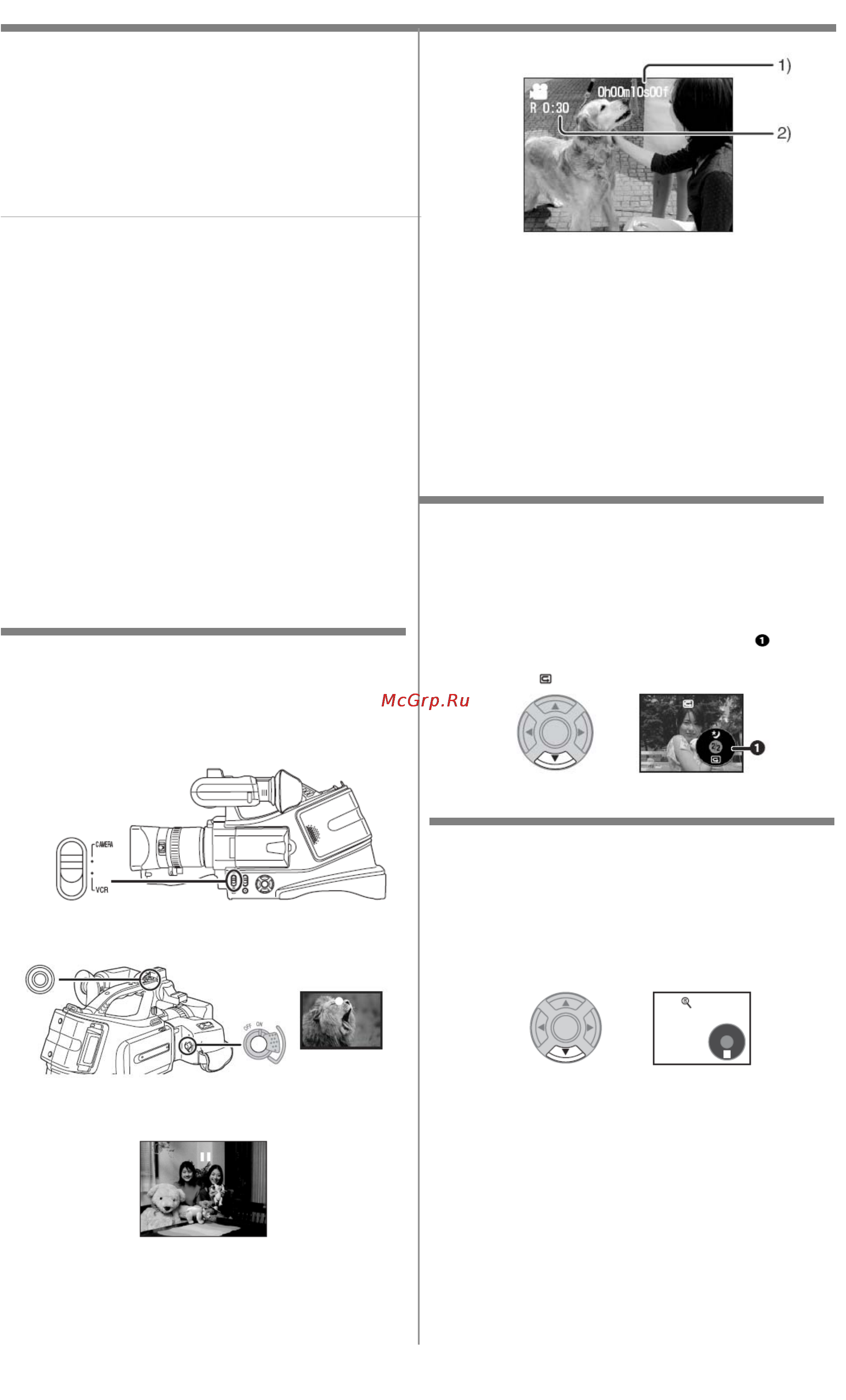 Panasonic NV-MD10000GC [17/37] G режим записи