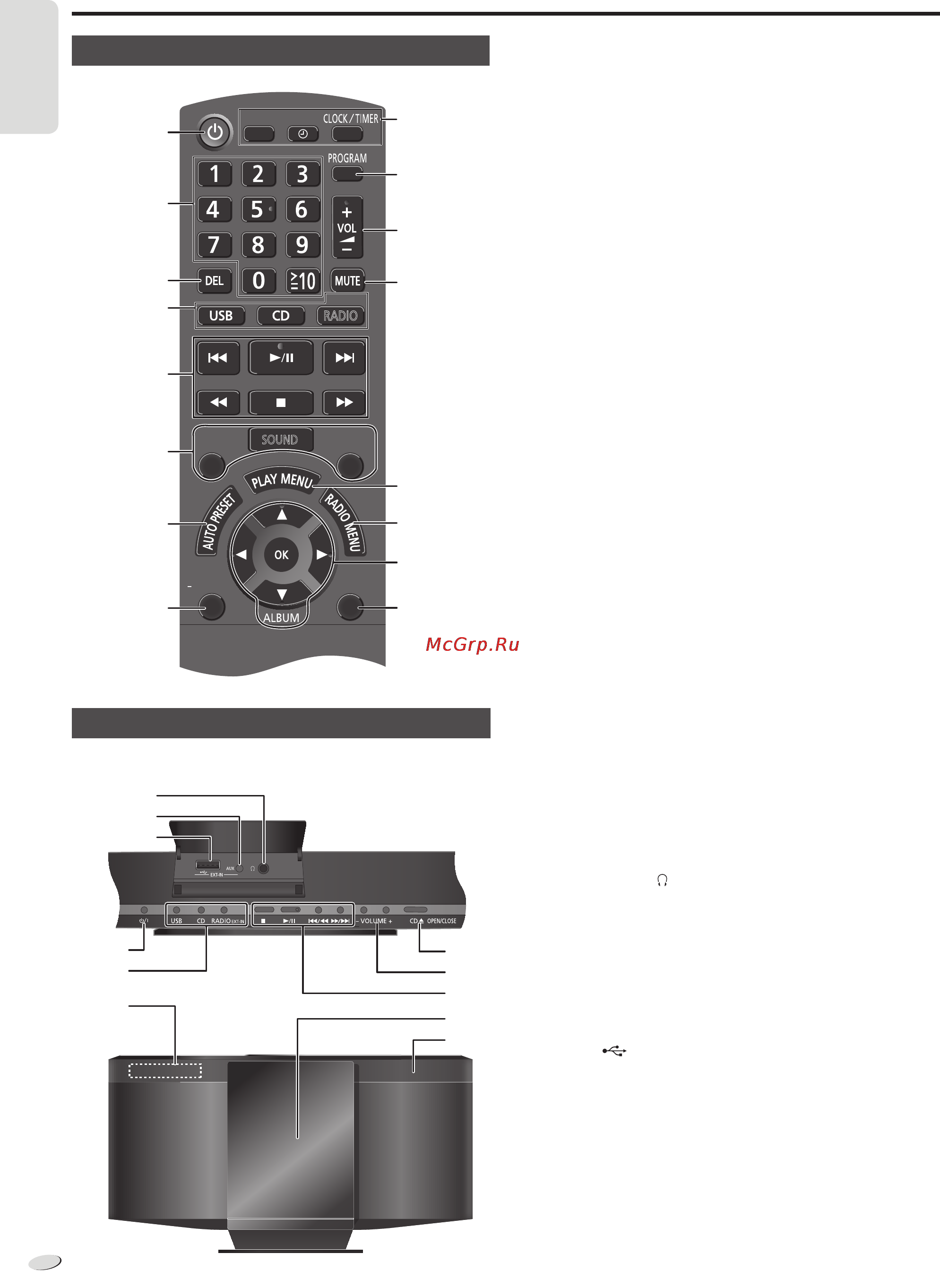 Panasonic SC-HC15 Инструкция по эксплуатации онлайн [4/44] 17832