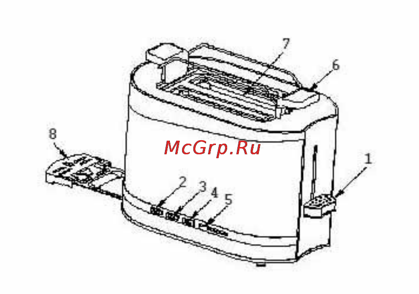 Polaris PET 0803A [4/7] Описание прибора