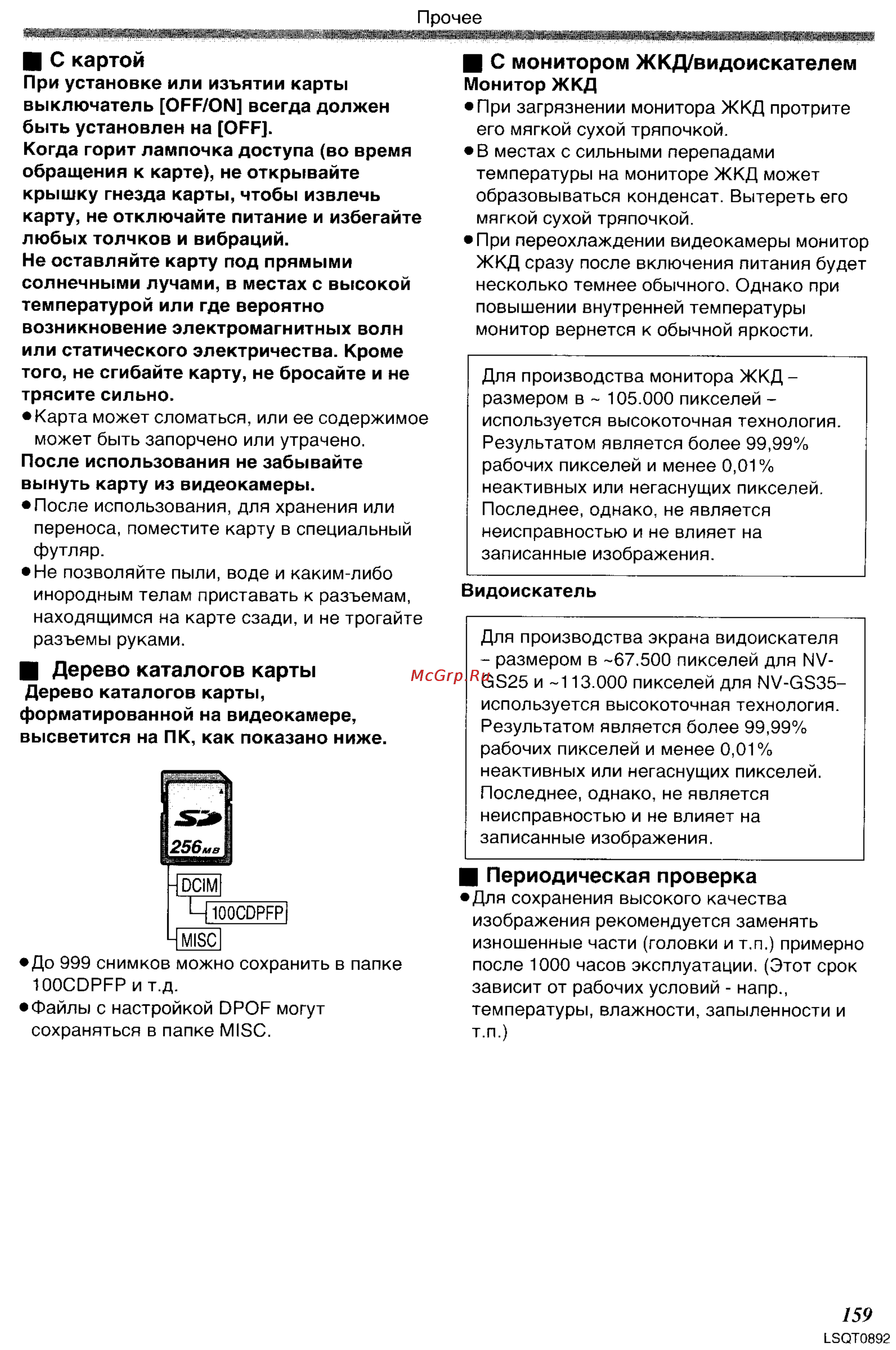 Panasonic NV-GS35GC [56/86] Дерево каталогов карты