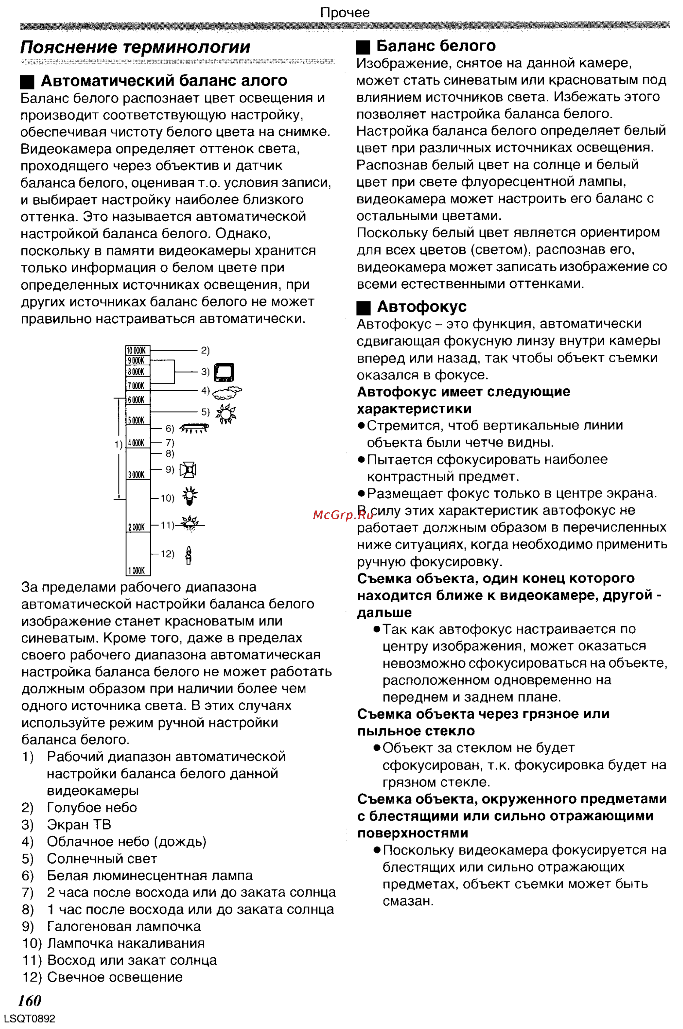 Panasonic NV-GS35GC [57/86] Баланс белого