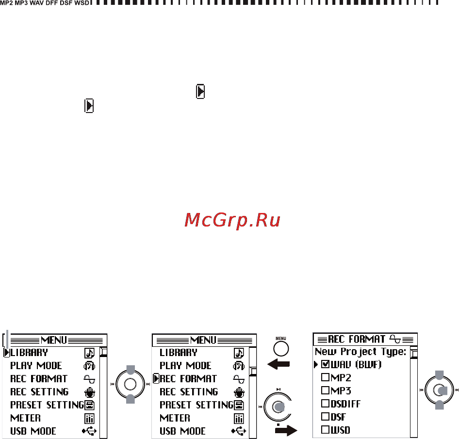 Korg MR-2 [10/64] Selecting parameters and setting values