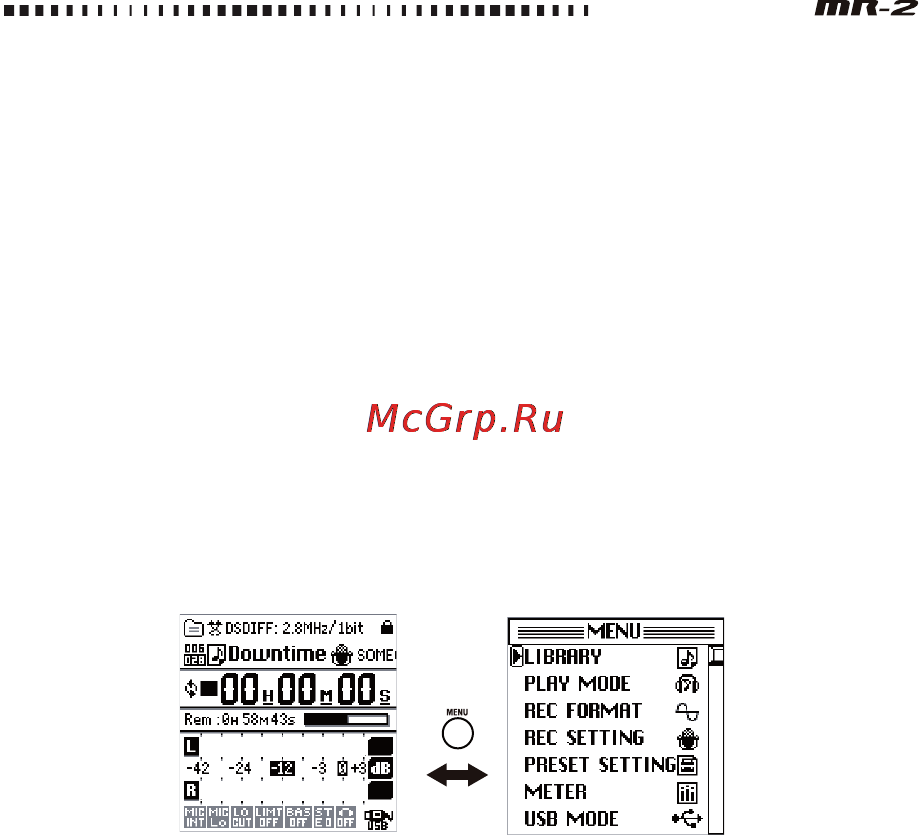 Korg MR-2 [9/64] Экраны и операции