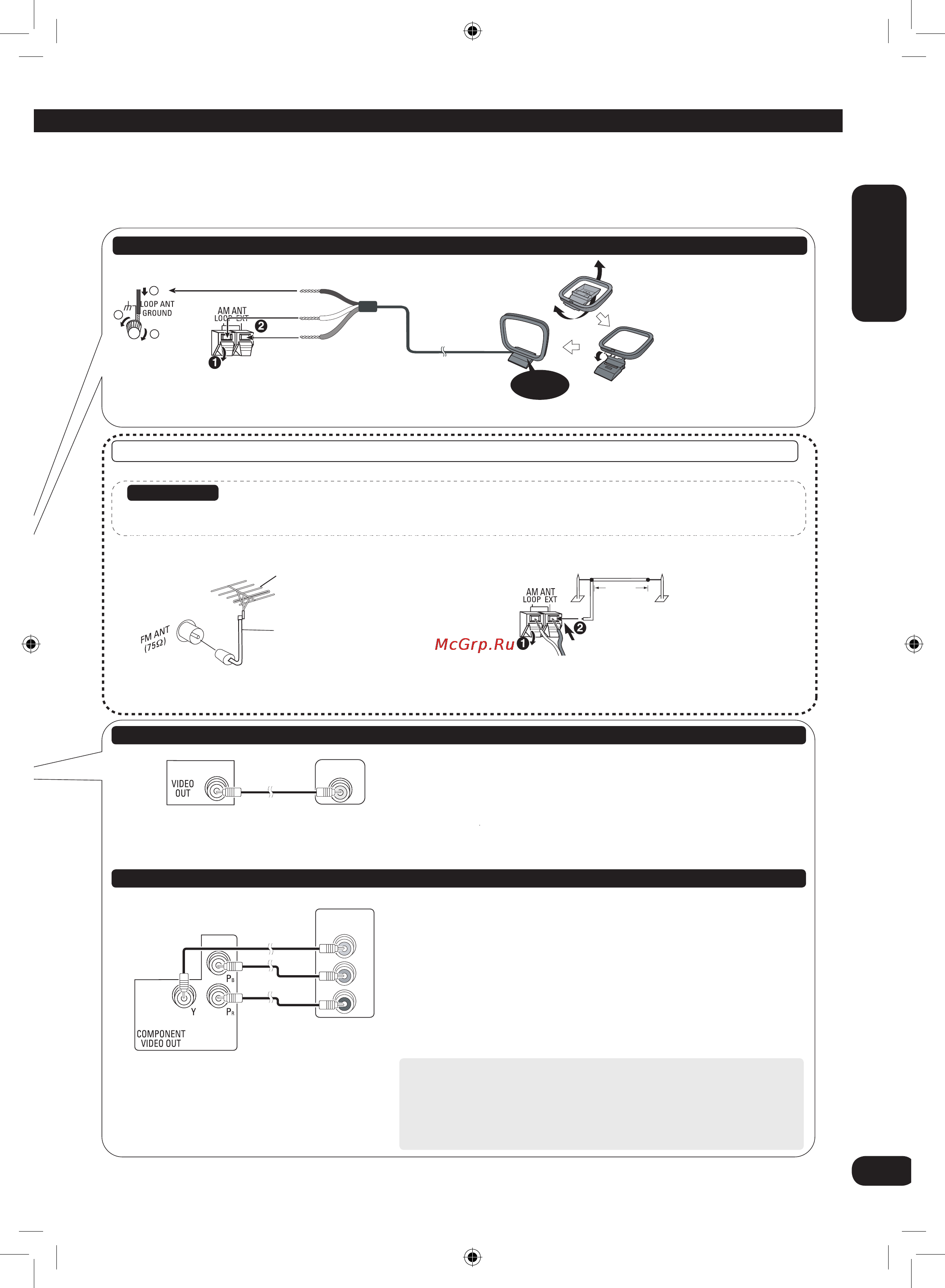 Panasonic SC-VK870 EE-K [7/40] Подключение дополнительной антенны