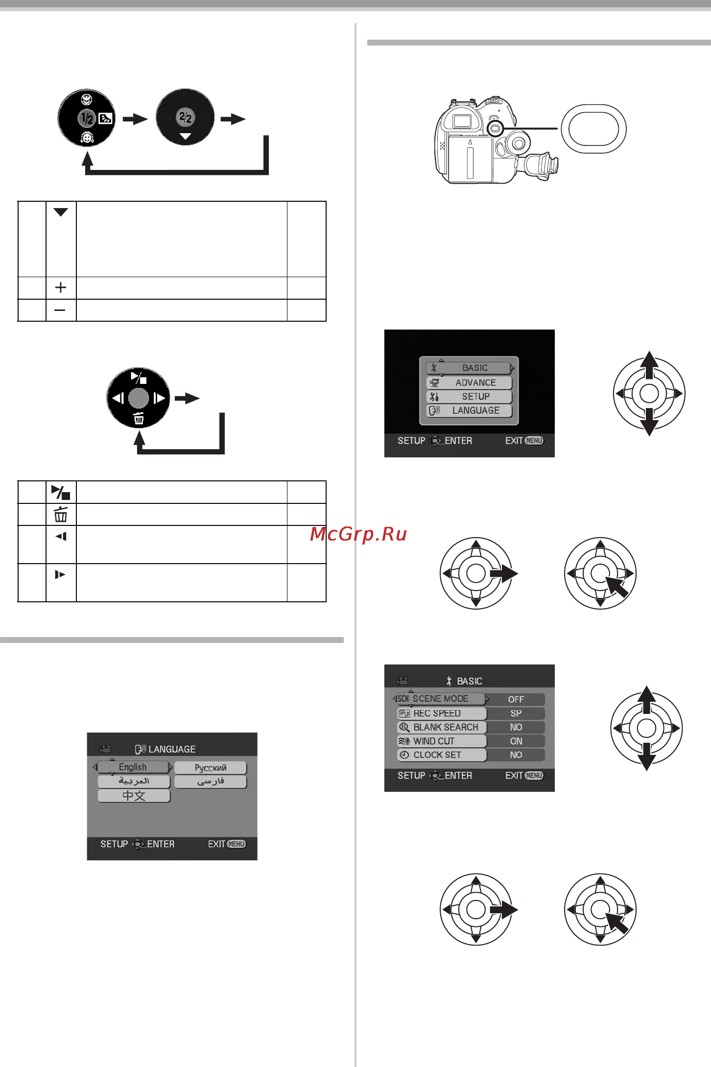 Panasonic NV-GS180EE [78/128] Вибір мови
