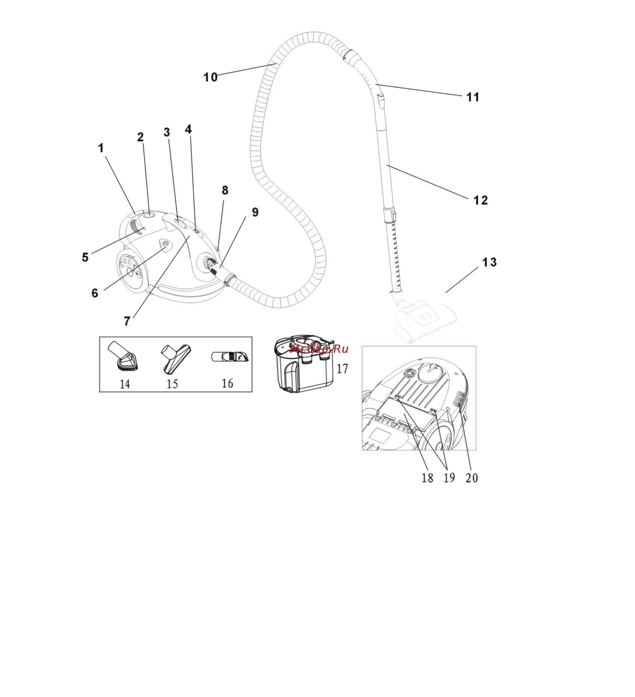 Polaris PVC 1813 WFR [4/11] Комплектация